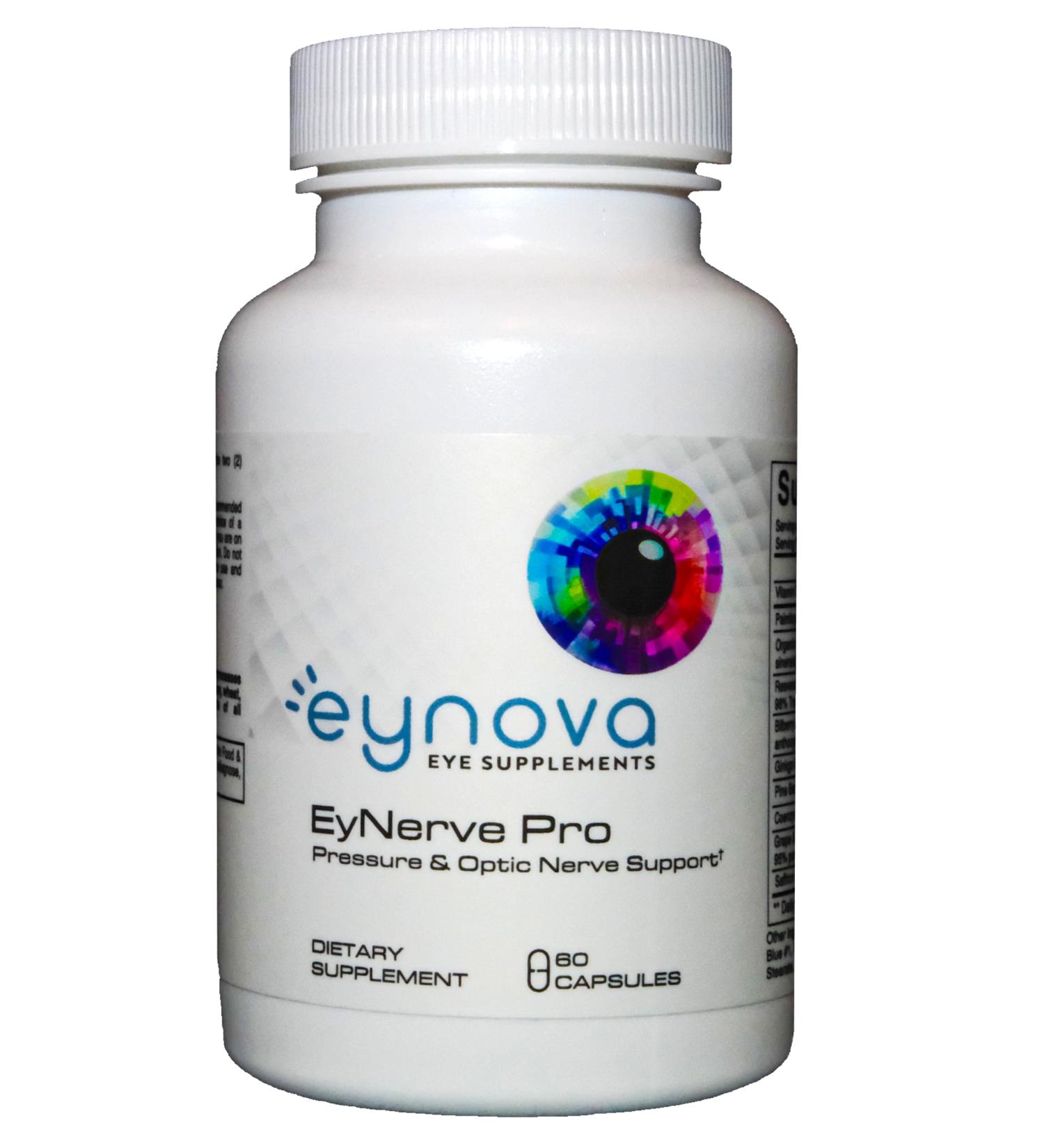 Eynova Eye Supplements - EyNerve Pro - Pressure and Optic Nerve Support - Buy Online on GoSupps.com