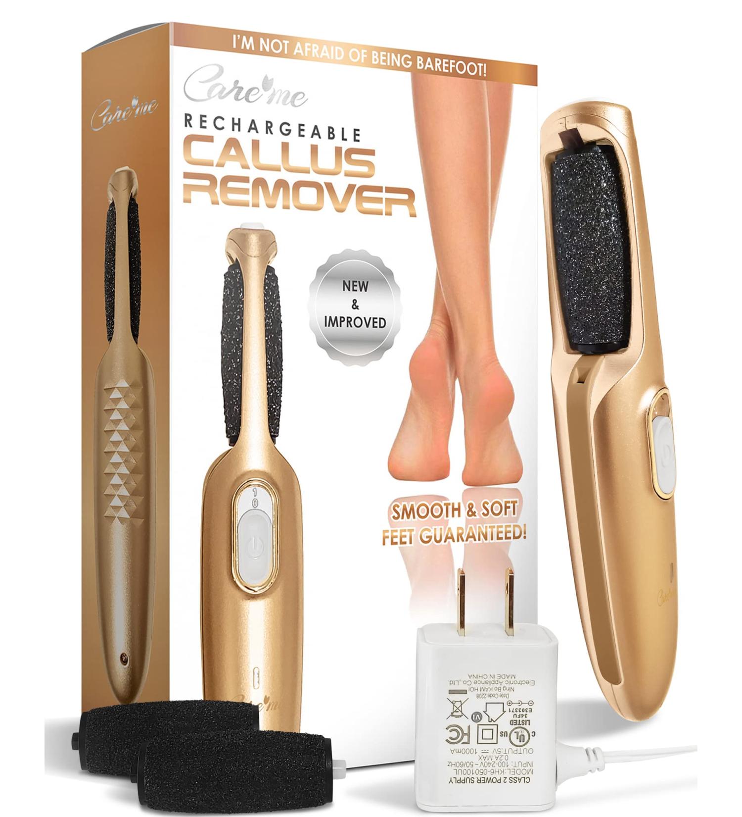 Rechargeable Electric Foot Callus Remover | Removes Dry, Dead, Cracked Skin | Best Pedicure Kit for Men & Women - Buy Online on GoSupps.com