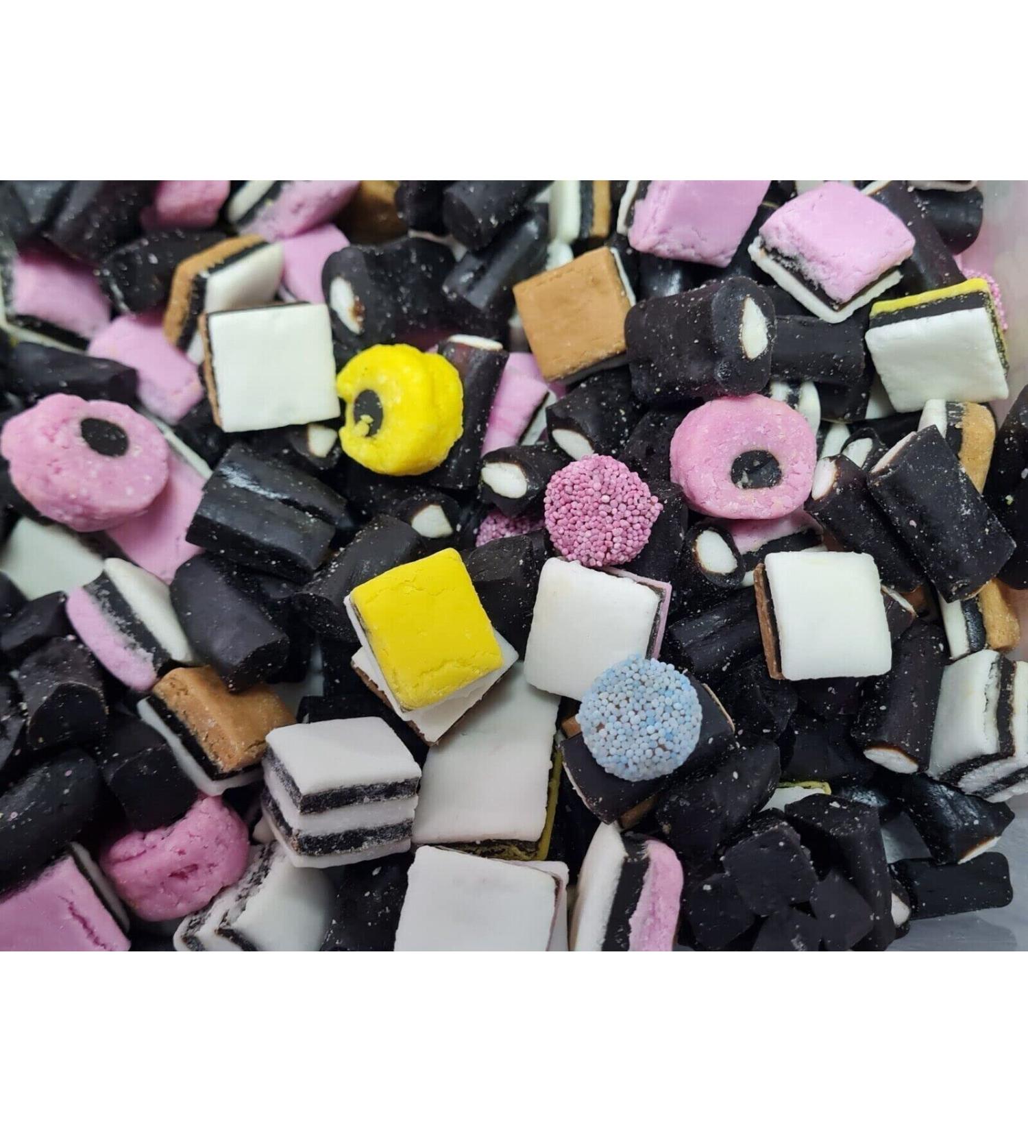 Liquorice Allsorts Retro Pick n Mix Sweets 1KG Share Bags Party Favours