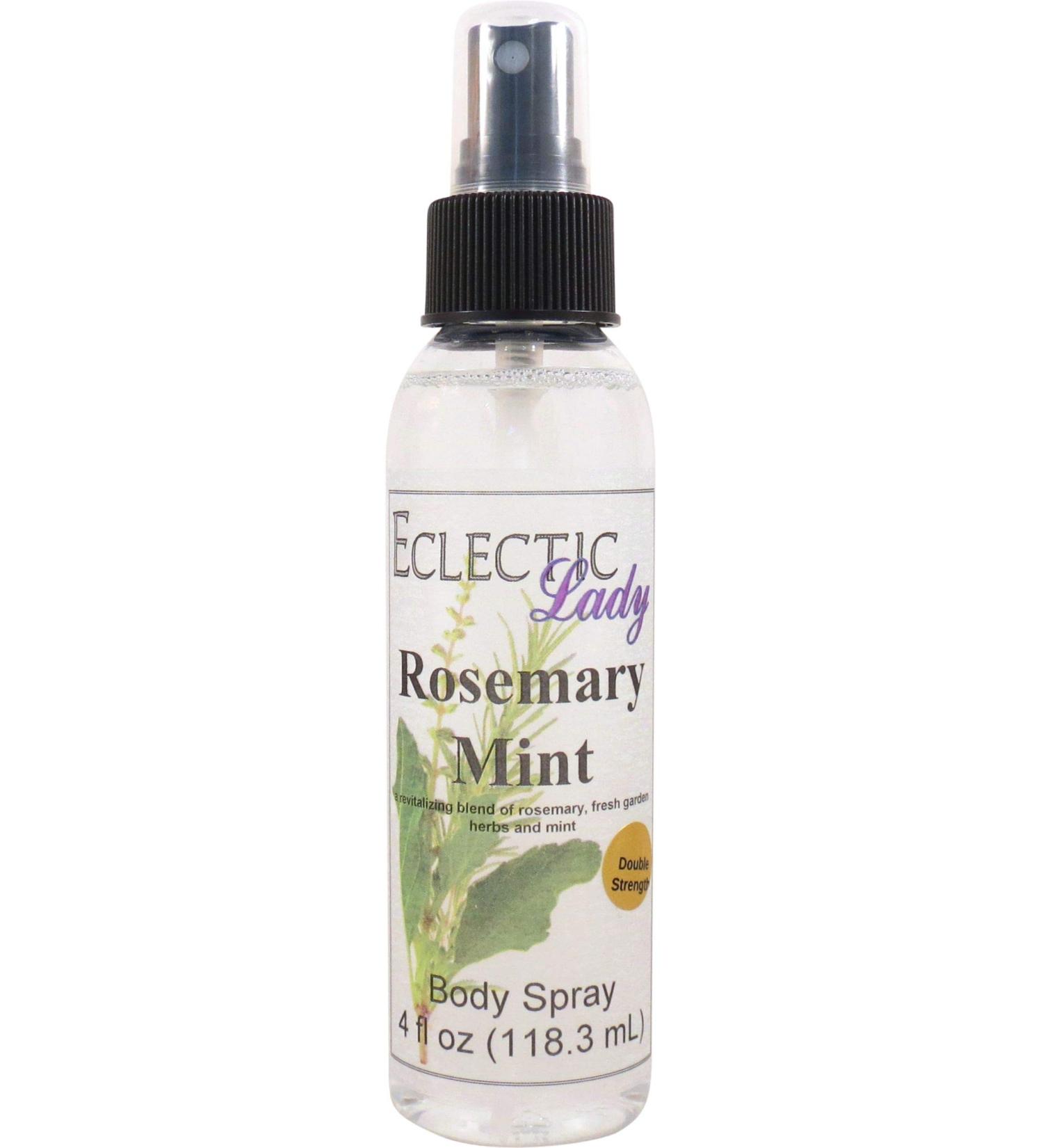Rosemary Mint Body Spray (Double Strength) 4 ounces Body Mist for Women with Clean Light & Gentle Fragrance Long Lasting Perfume with Comforting Scent for Men & Women Cologne with Soft Subtle 4 Fluid Ounces (Double Strength) - Buy Online on GoSupps.com