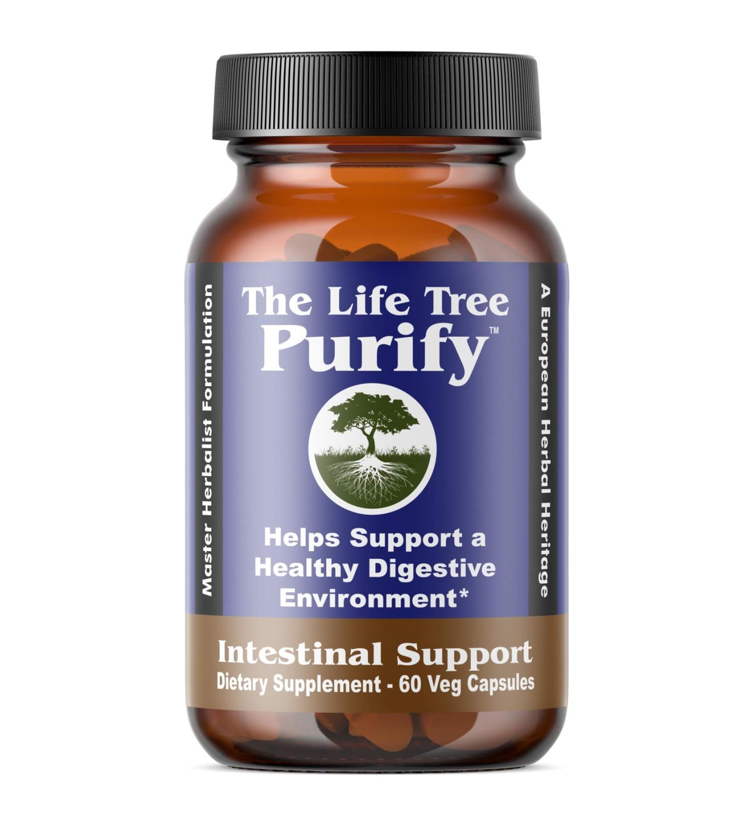 Purify Organic Intestinal Support & Microbial Cleanse - 60 Veg Capsules (No Wormwood) for Humans & Pets - Buy Online on GoSupps.com