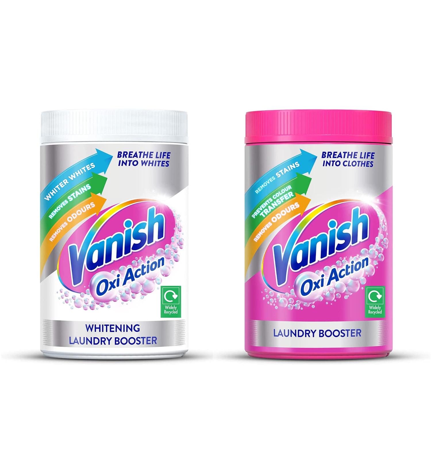 Stain Removal Bundle: Vanish Oxi Action Platinum Multi Power Laundry Booster I Size: 1.57kg + Vanish Oxi Action Platinum Multi Power Chlorine-Bleach Free Whitening Booster I Size: 1.57 kg - Buy Online on GoSupps.com