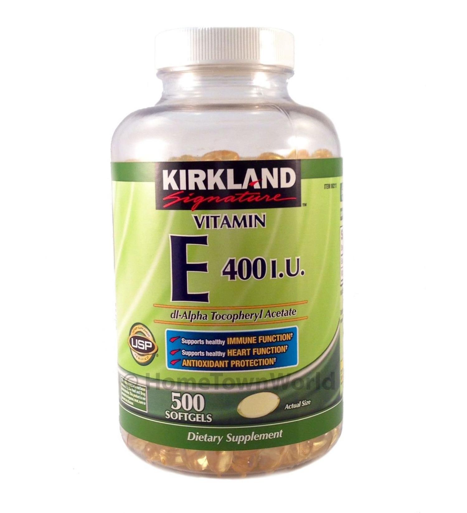 Vitamin E 400 IU 500 Softgels - Supports Healthy Immune System - Buy Online on GoSupps.com