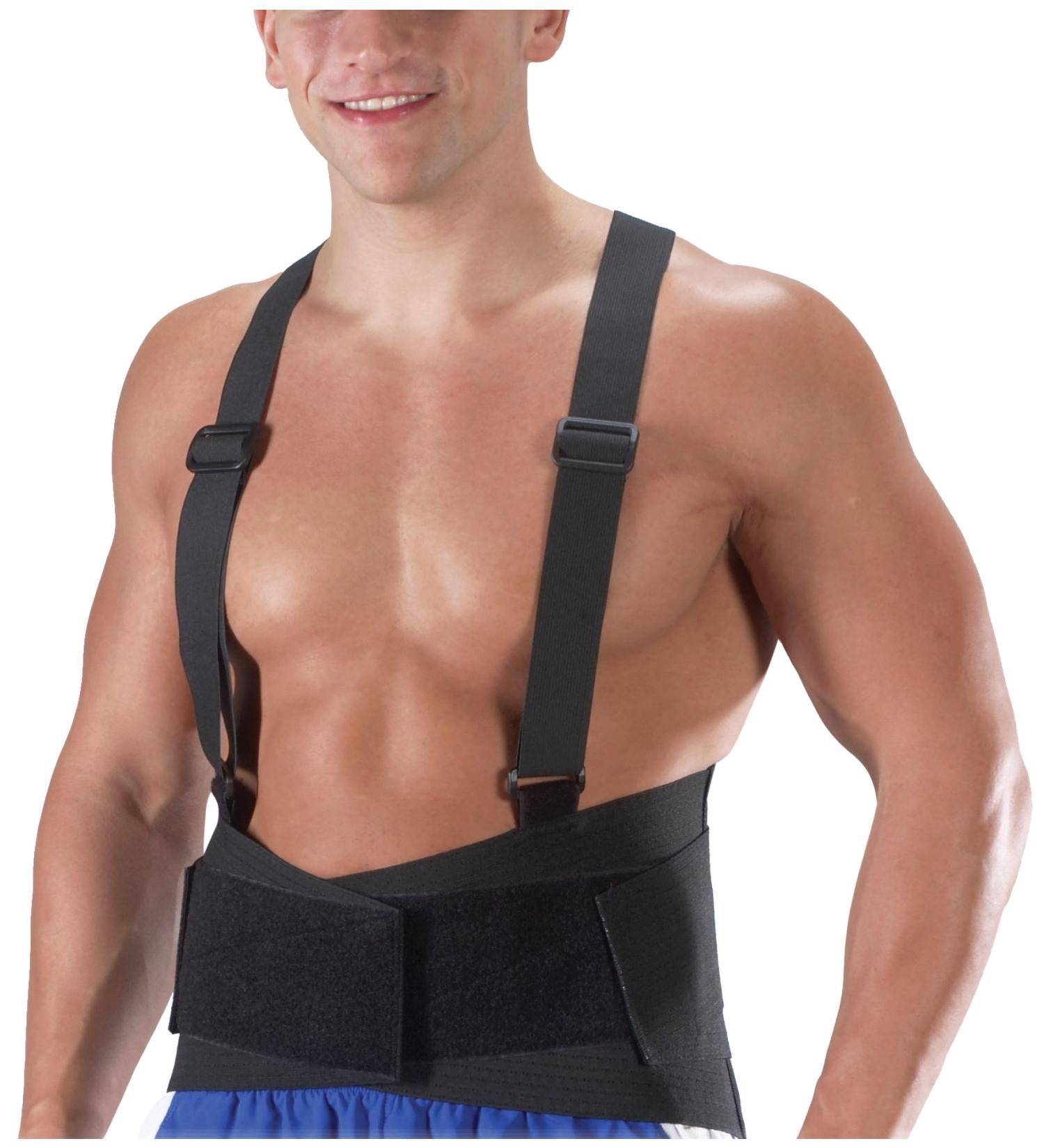 9 Inch Ventilated Industrial Support Black Large