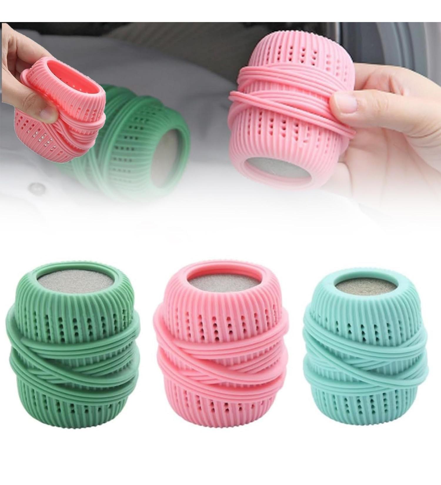 Washing Machine Laundry Ball Softener Ball Dispenser Fabric Softener Dispenser Laundry Balls Fabric Softener Ball Dispenser for Washer Washing Sponge Household Substitute - Buy Online on GoSupps.com