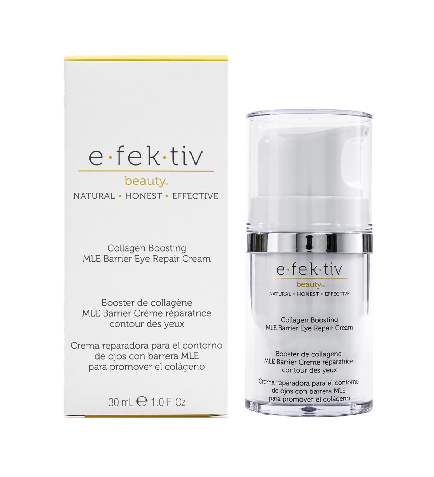 Collagen Boosting MLE Barrier Eye Repair Cream - Unisex 1 oz Serum | e.fek.tiv - Anti-Aging Skincare for Bright Eyes - Buy Online on GoSupps.com