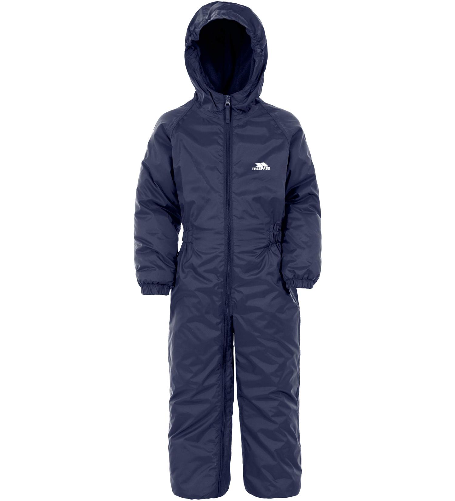 Trespass Kids' Waterproof Drip Drop Outdoor Rain Suit 3-4 Years Twilight