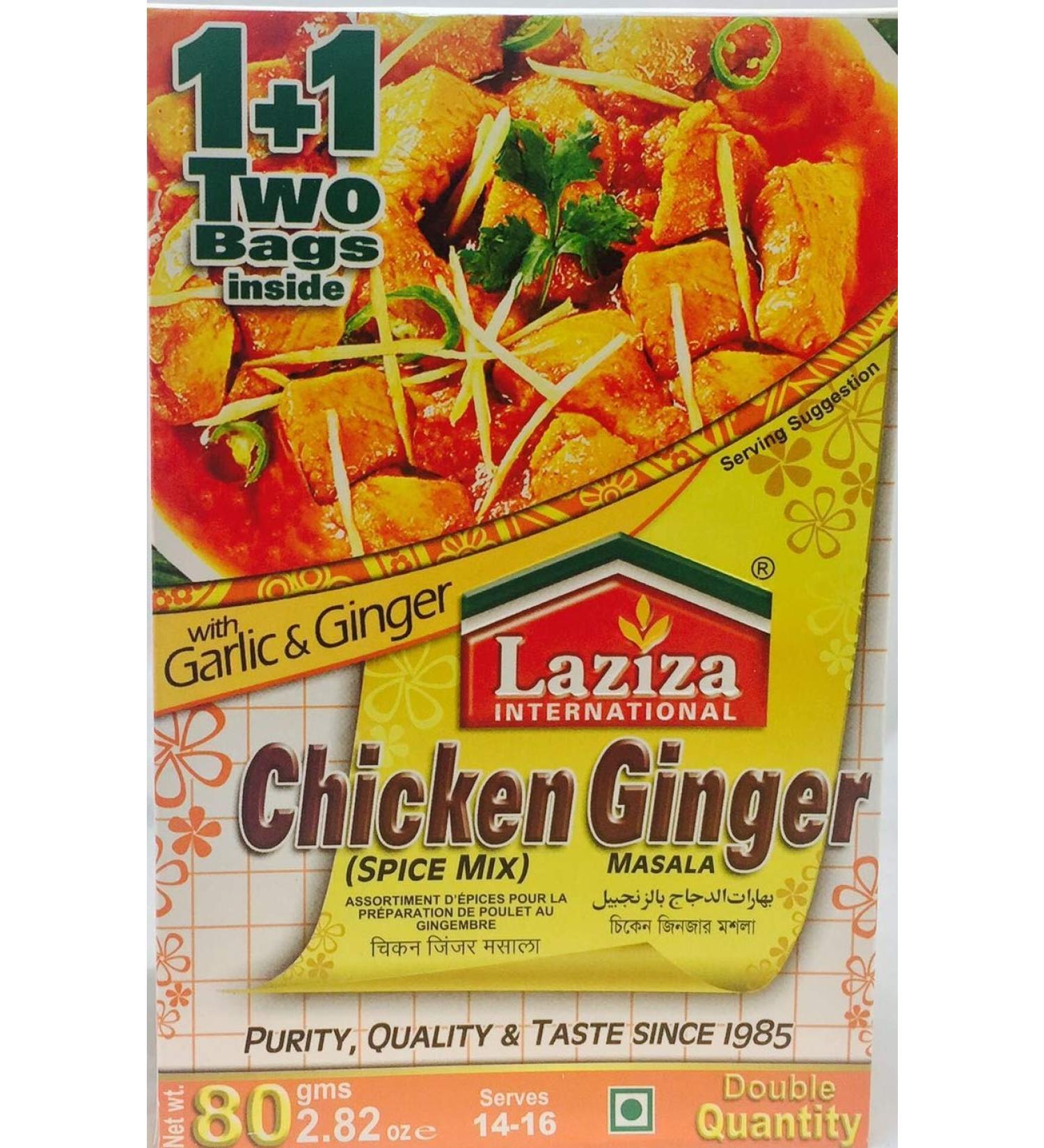 laziza Laziza Chicken and Ginger Spice Mix Masala 80g