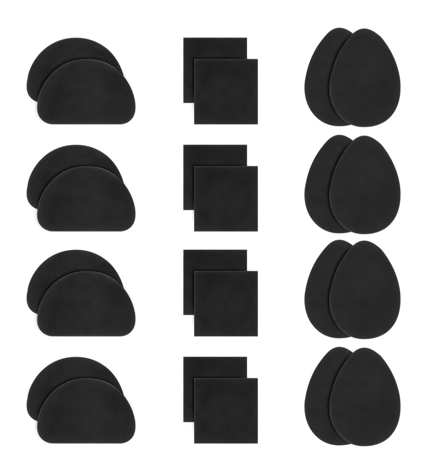 12 Pair Non-Slip Shoe Pads | Red Bottom Protector & Sole Grips for Sneakers | Self-Adhesive Non-Slip Pads for Women's Heels & Shoe Repair - Buy Online on GoSupps.com