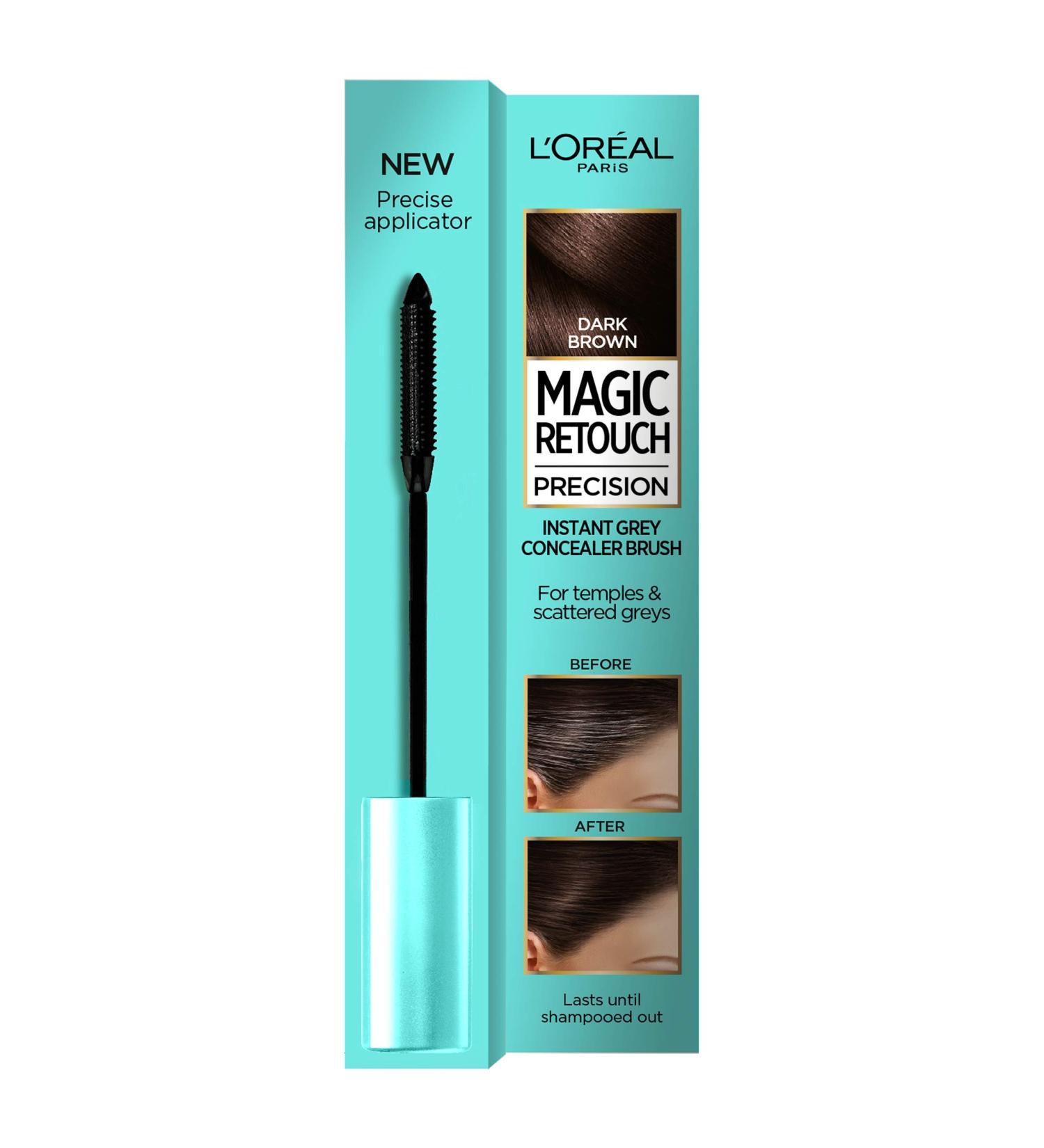 L'Or al Paris Magic Retouch Precision Brush Hair Dye - Dark Brown 8 ml | Fast International Shipping - Buy Online on GoSupps.com