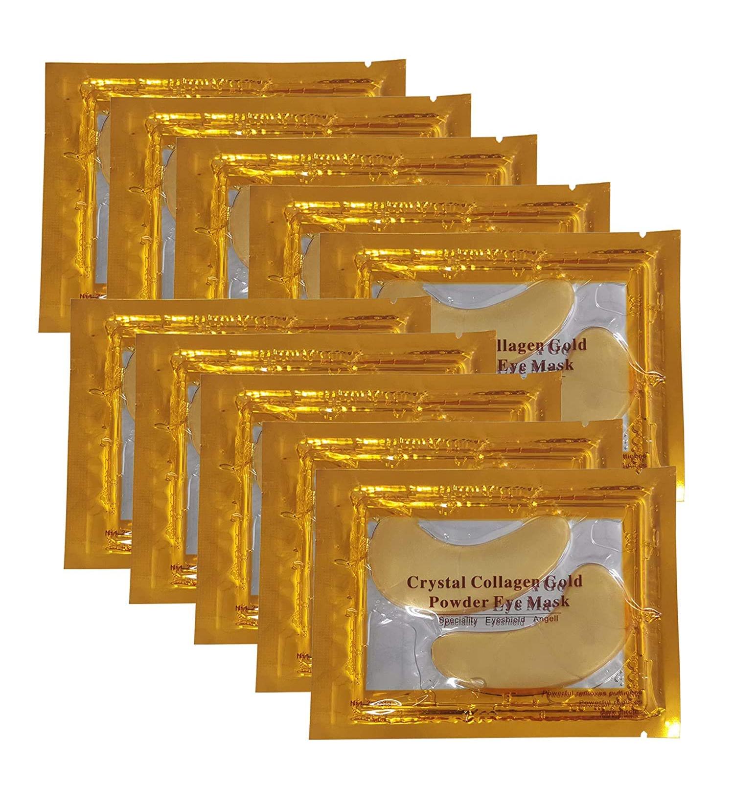 Buy 10x Black Forest Spa Premium Crystal Gold Collagen Eye Mask Anti-Wrinkle Bio Formula for Youthful Skin | Fast International Shipping - Buy Online on GoSupps.com