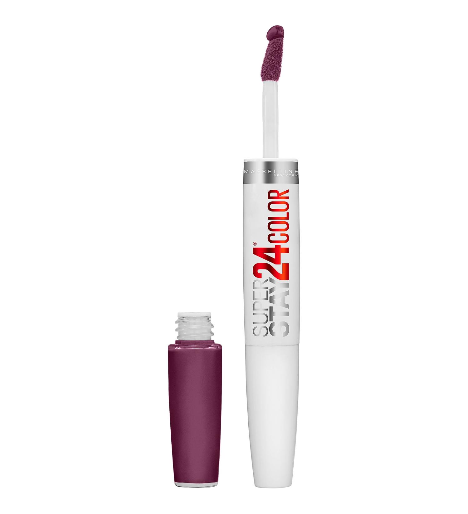 Maybelline SuperStay 24-Hour Liquid Lipstick in Extreme Aubergine 270 - 1 Count - Buy Online on GoSupps.com