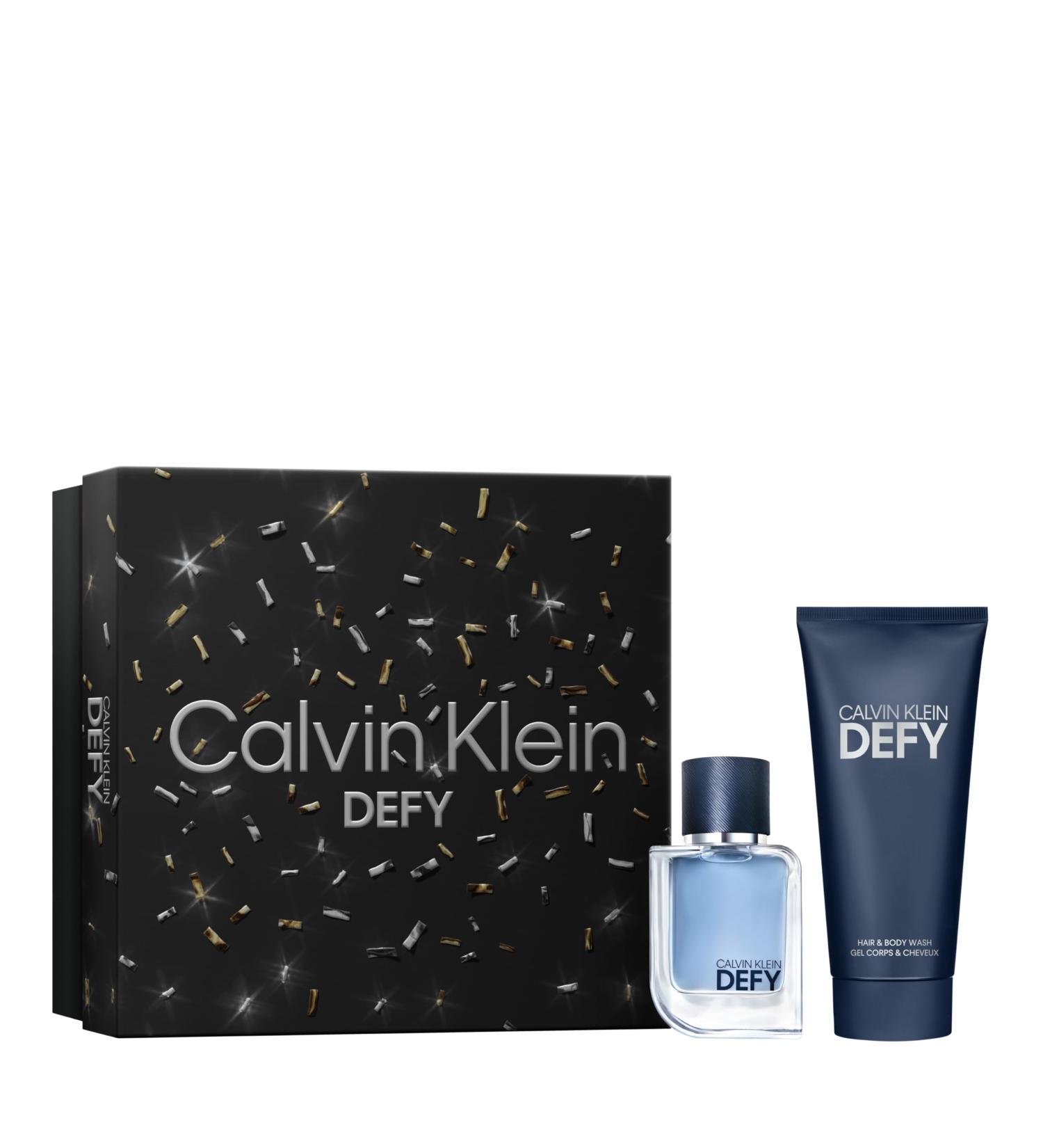 Calvin Klein Defy Eau de Toilette Woody Men's Cologne With Notes of Bergamot Oil Lavender Absolute & Vetiver Oil Long Lasting Fragrance 2 piece set (1.6 fl oz. + 3.3 fl oz.) - Buy Online on GoSupps.com