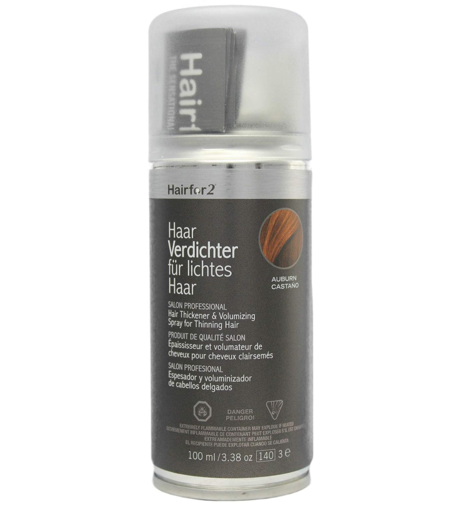 Unisex Hair Thickening Spray Auburn 100ml/3.38oz - Buy Online on GoSupps.com