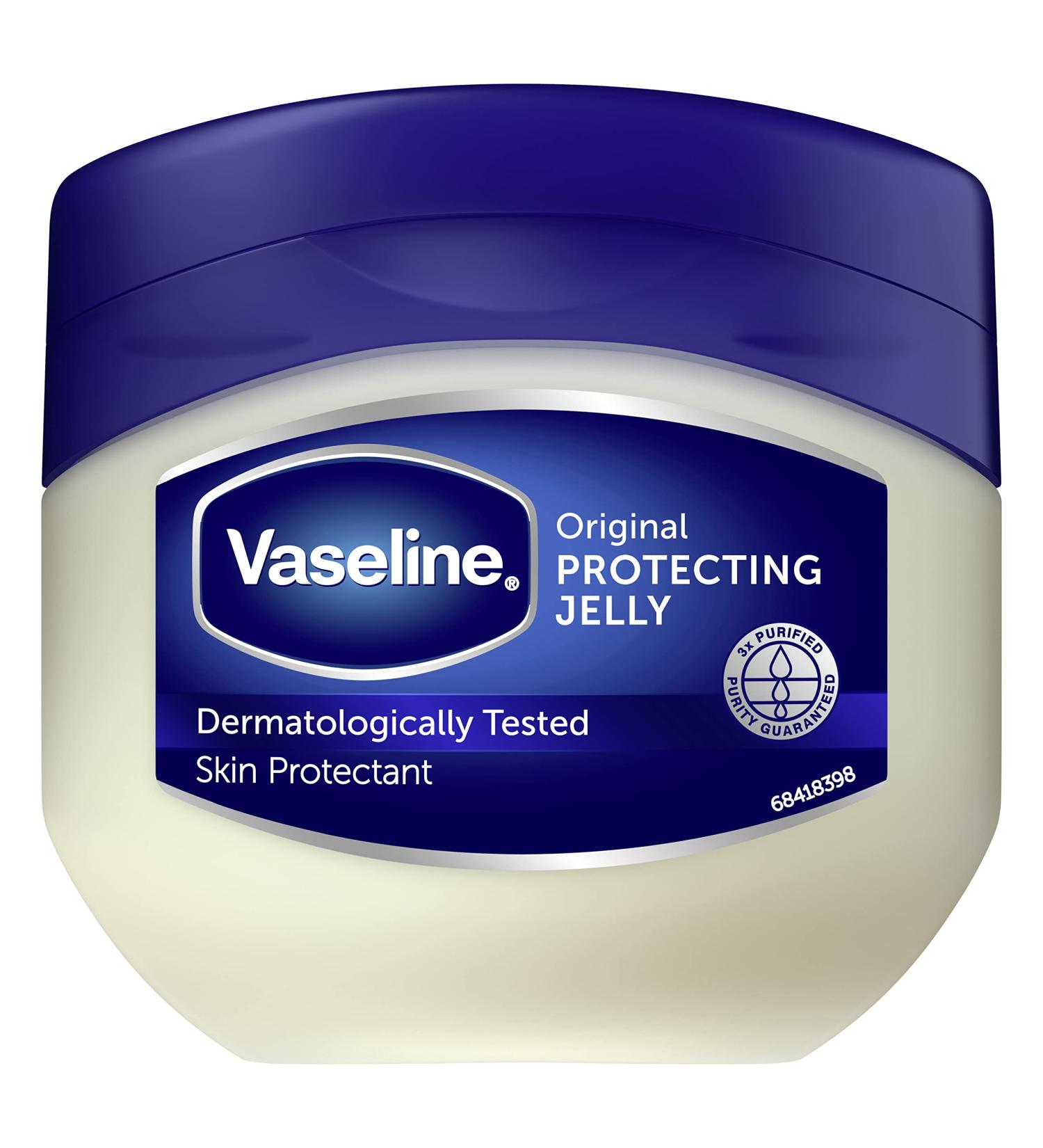 Vaseline Original Protecting Jelly 100ml | Dermatologically Tested Petroleum Jelly for Damaged & Dry Skin - Buy Online on GoSupps.com