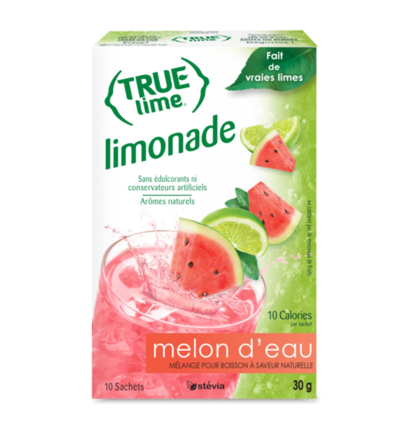True Lime Watermelon Limeade Water Enhancer Drink Mix Low-Calorie Powdered Drink Mix Water Flavor Packets with Stevia (10 Packets) 10 g (Pack of 1) - Buy Online on GoSupps.com