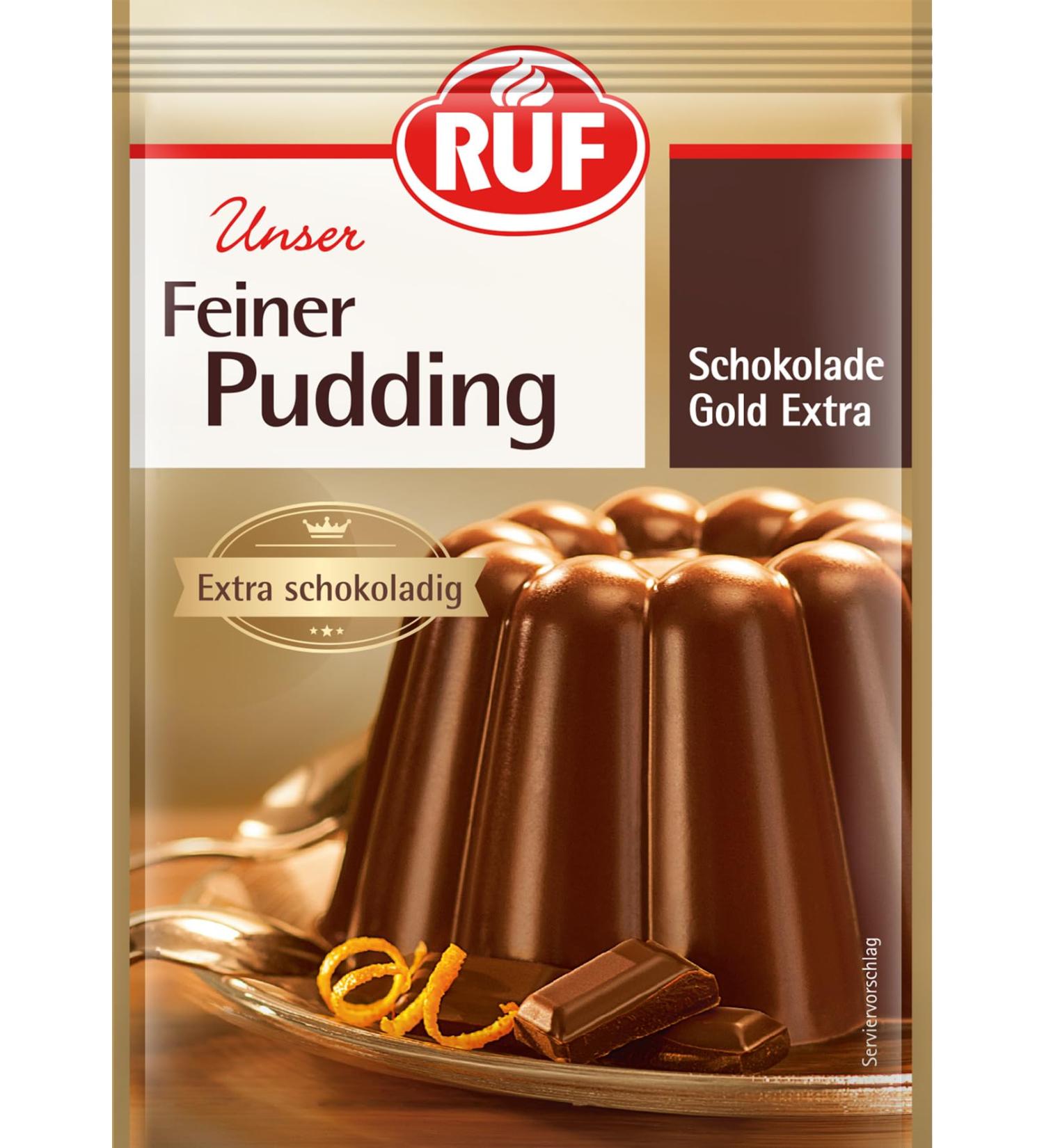 Buy RUF Pudding Chocolate Gold Extra 3-Pack (138g) - Premium International Shipping - Buy Online on GoSupps.com
