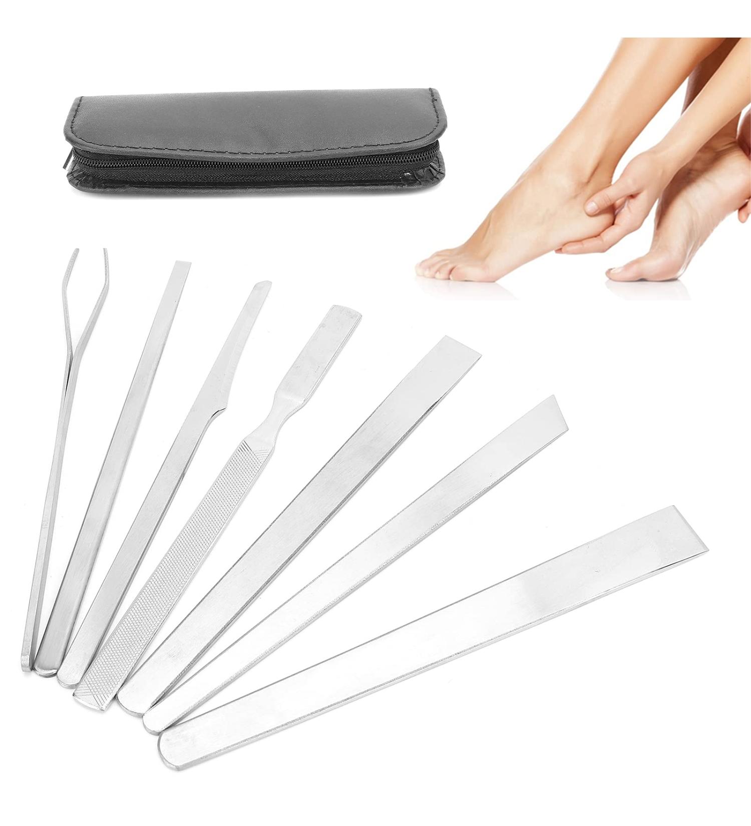 Professional Pedicure Knife Set for Ingrown Toenail Removal - Complete Tool Kit with Storage Bag for Dead Skin Care - Buy Online on GoSupps.com