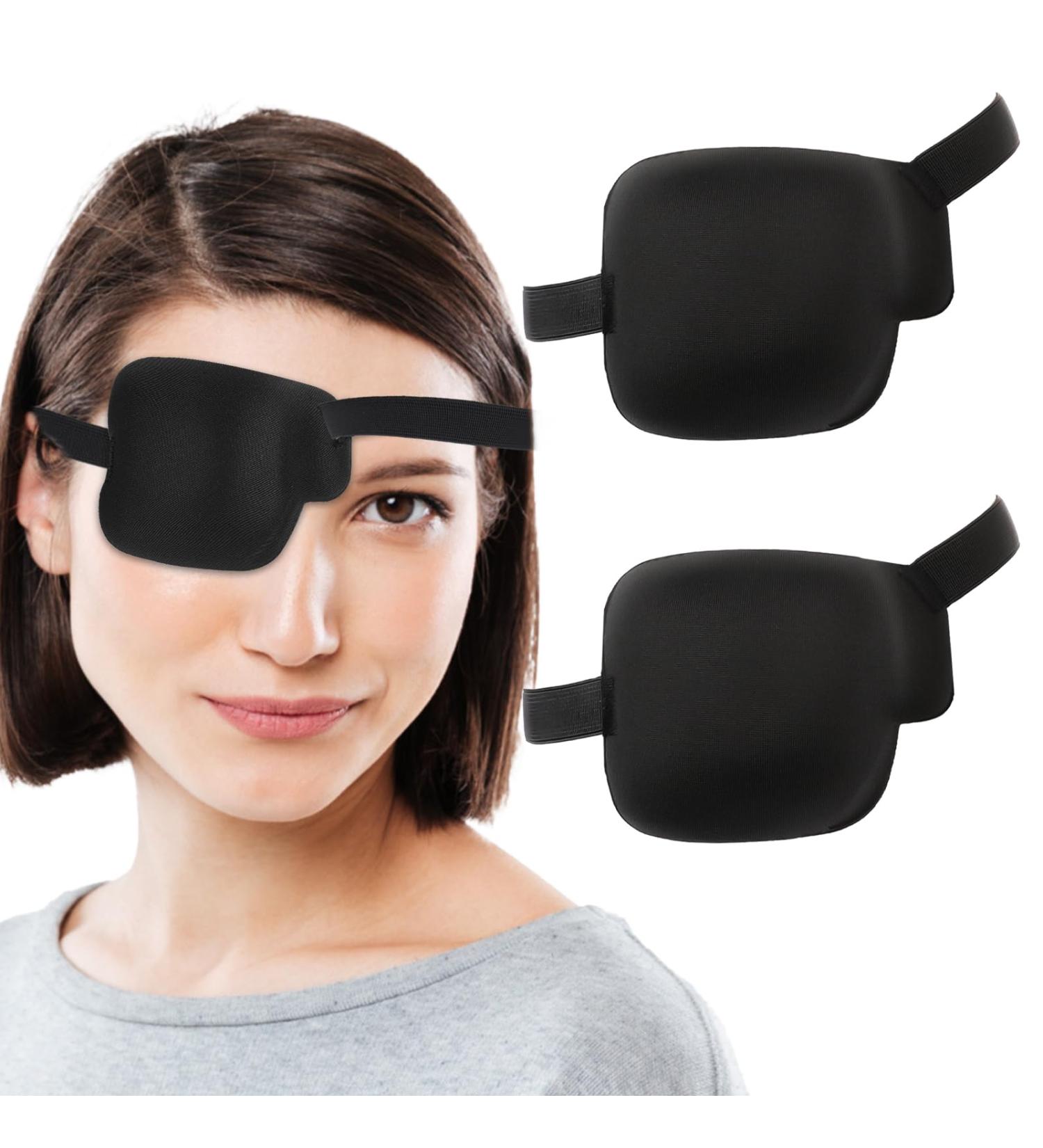 Adjustable Eye Patch - 2pcs Right Eye Flap | Medical Eye Plaster for Recovery Visual Training & Cosplay - Buy Online on GoSupps.com