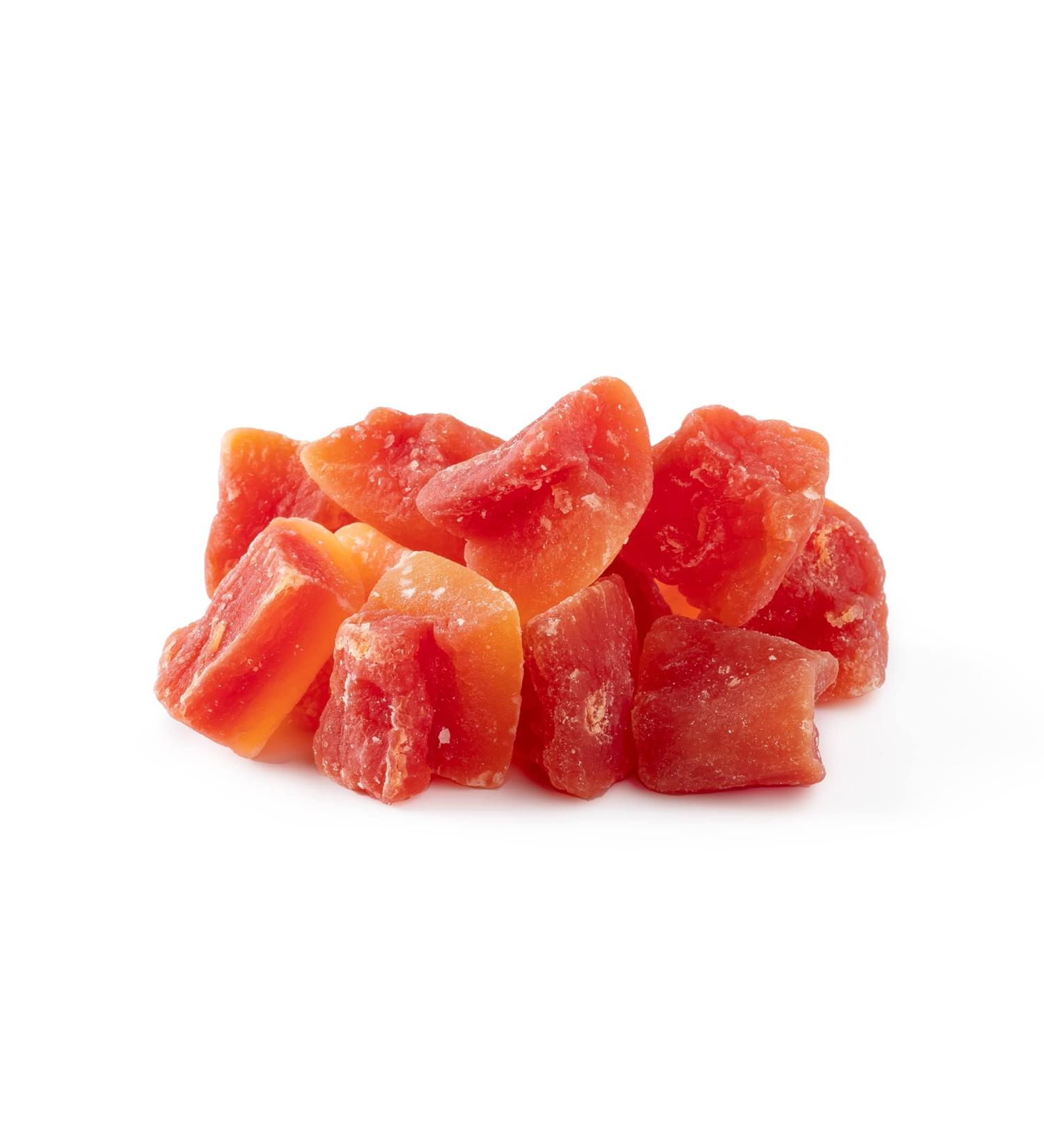 NUTS U.S. Unsulphured Dried Papaya Chunks 4 lbs - Low Sugar, No Color Added, NON-GMO, Gluten Free, Vegan Snacks - Buy Online on GoSupps.com