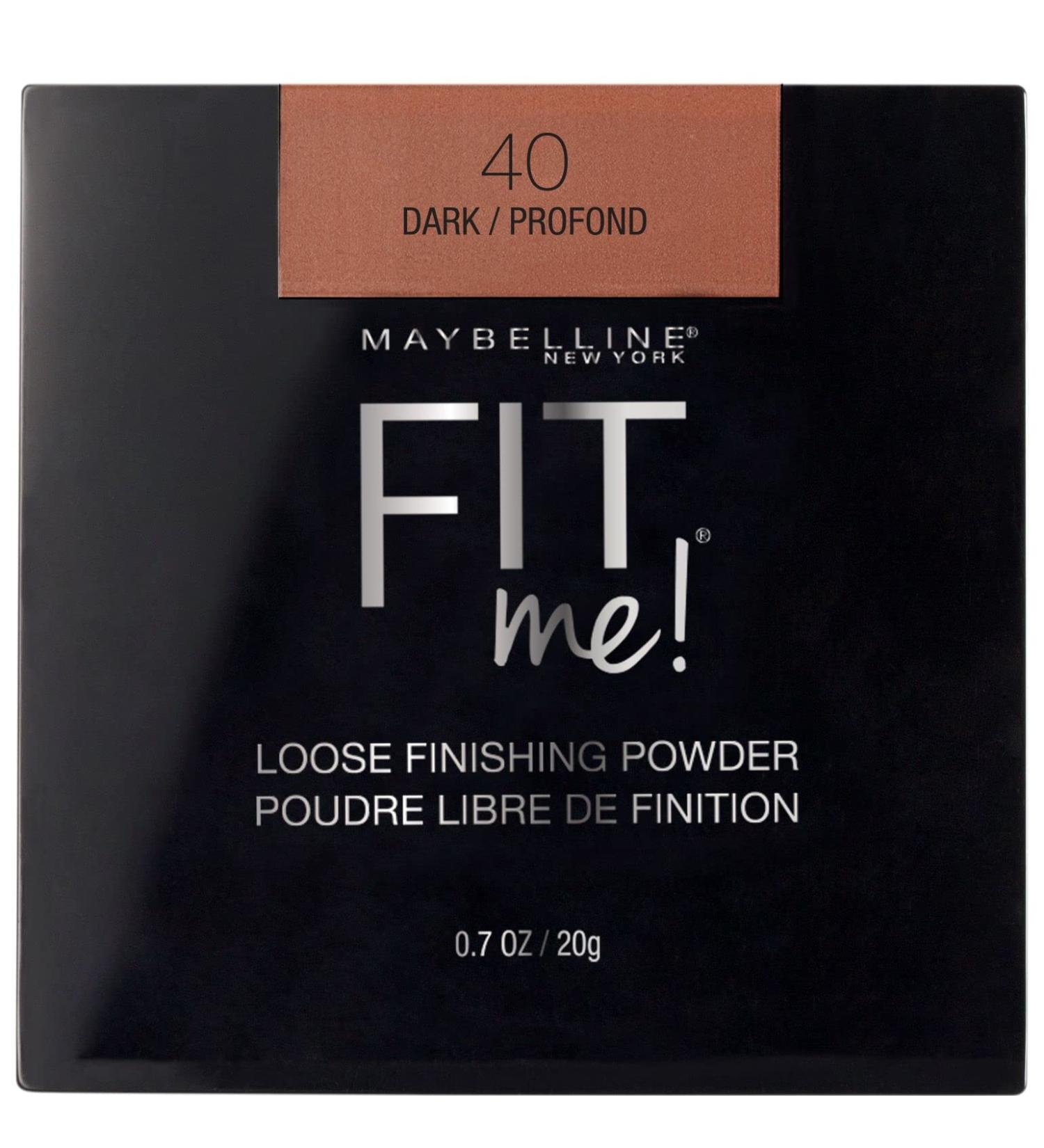 MAYBELLINE Fit Me! Loose Finishing Powder - Dark Brown 20g | Buy Online - International Shipping Available - Buy Online on GoSupps.com