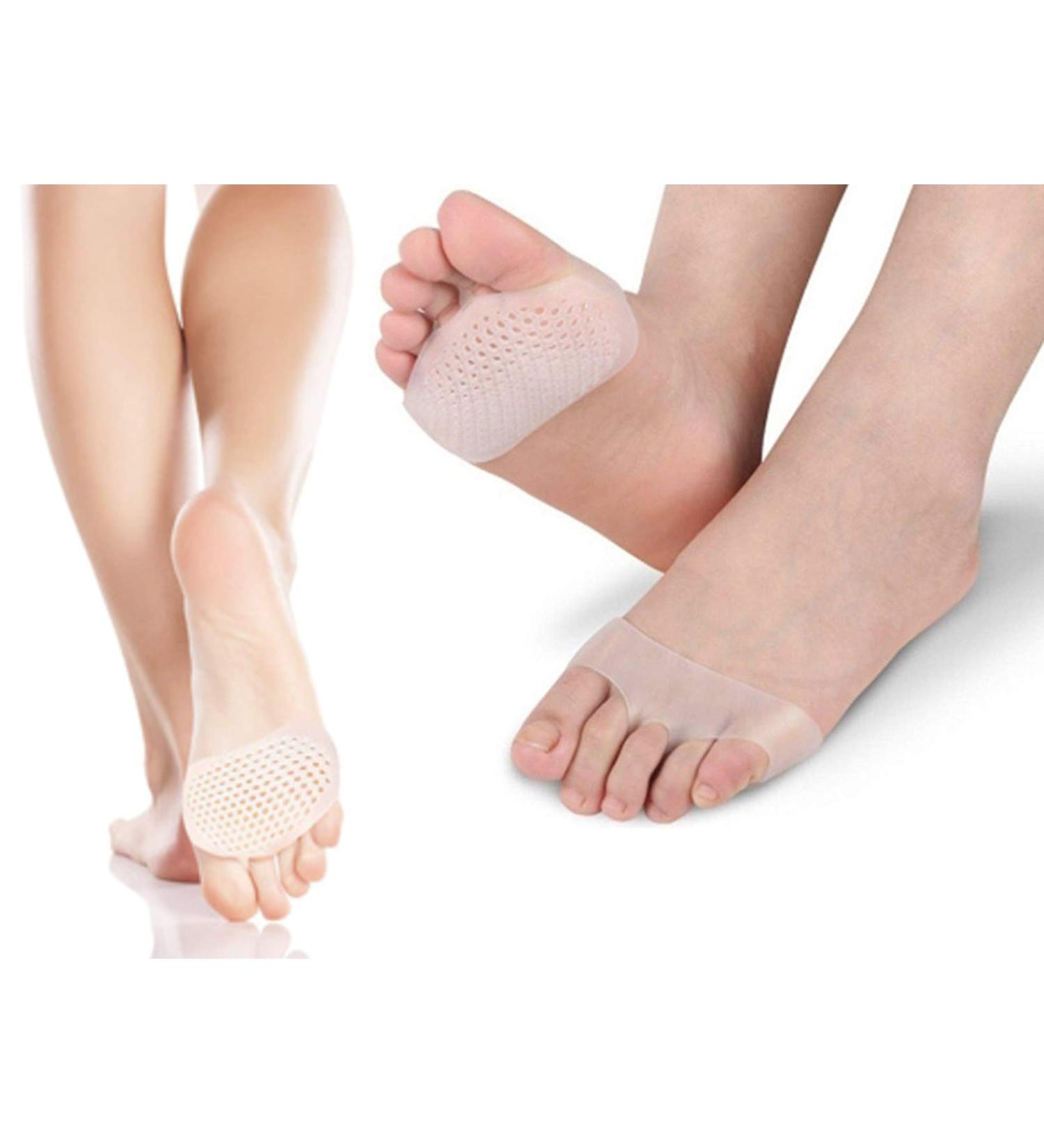 Premium Ultra-Soft Silicone Metatarsal Foot Pain Relief (2 Pairs) - Comfort & Soothing Support for Diabetic Feet, Metatarsalgia, Neuroma, Bunions, High Heels - Buy Online on GoSupps.com