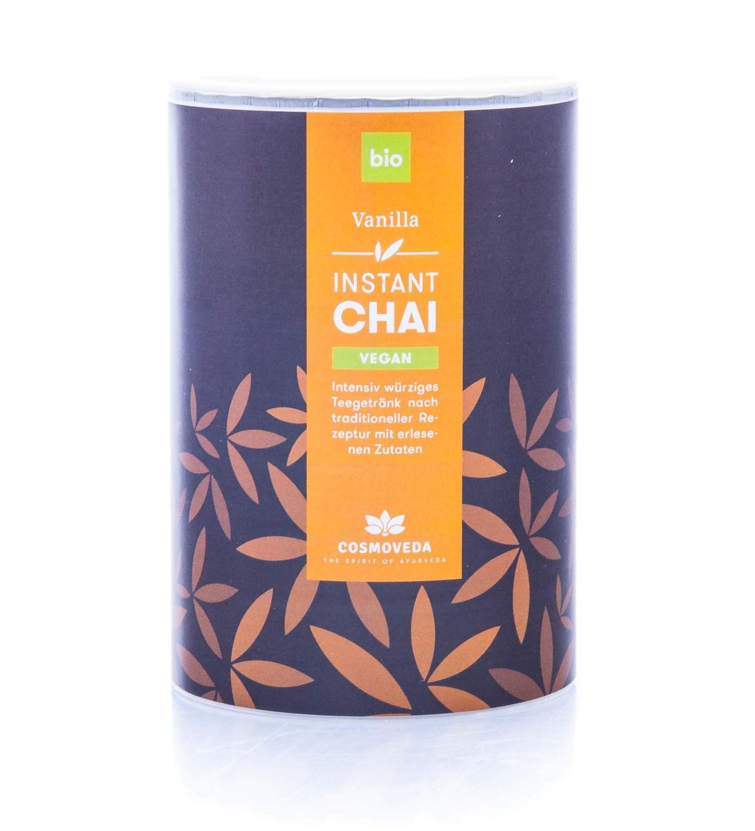 Buy Cosmoveda Chai Vanille 200g Bio Instant Powder - Organic Spiced Tea for International Shipping - Buy Online on GoSupps.com