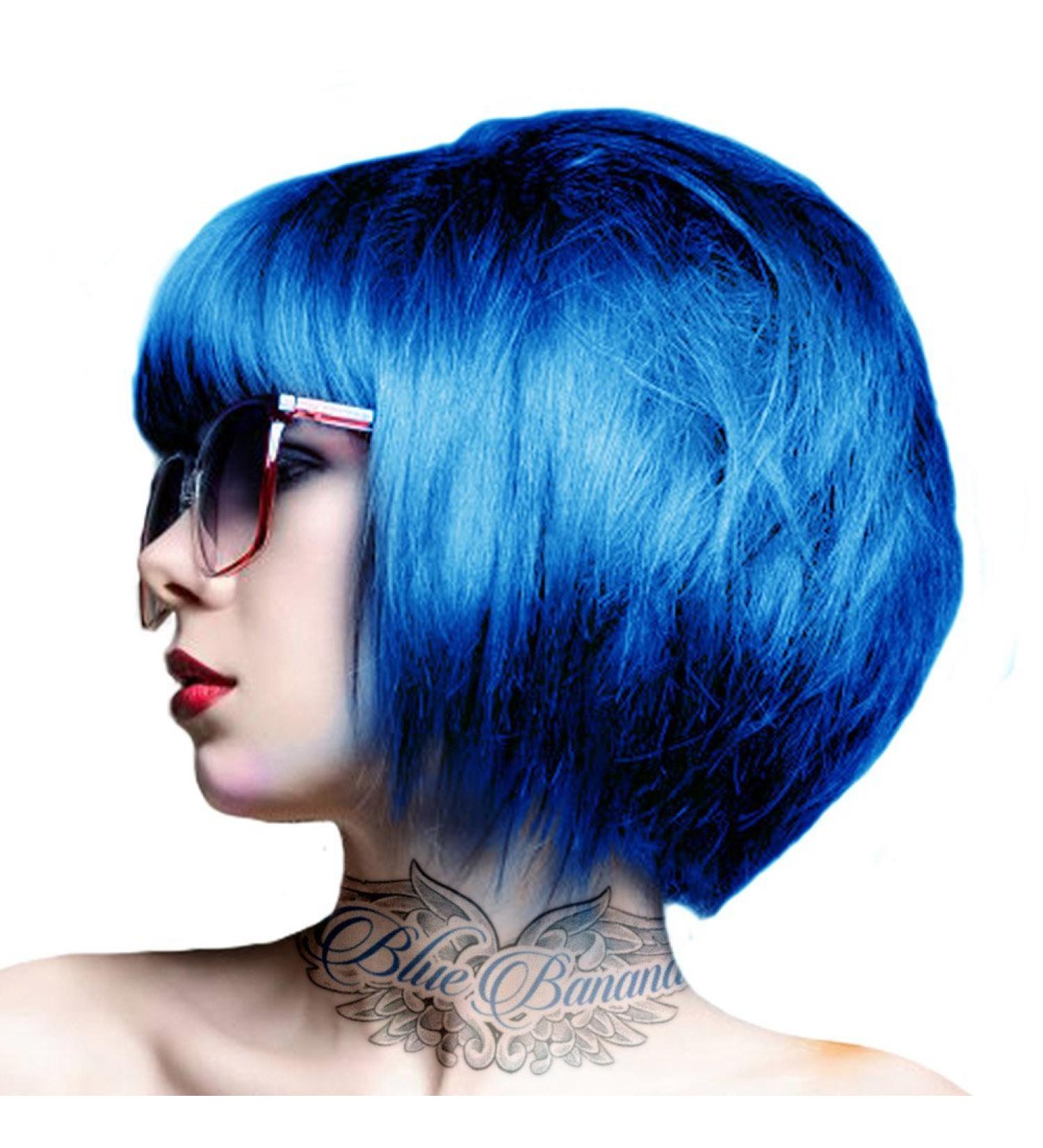 Renbow Crazy Color Semi Permanent Hair Color Cream Capri Blue No.44 100 ml 4 Count by Crazy Color