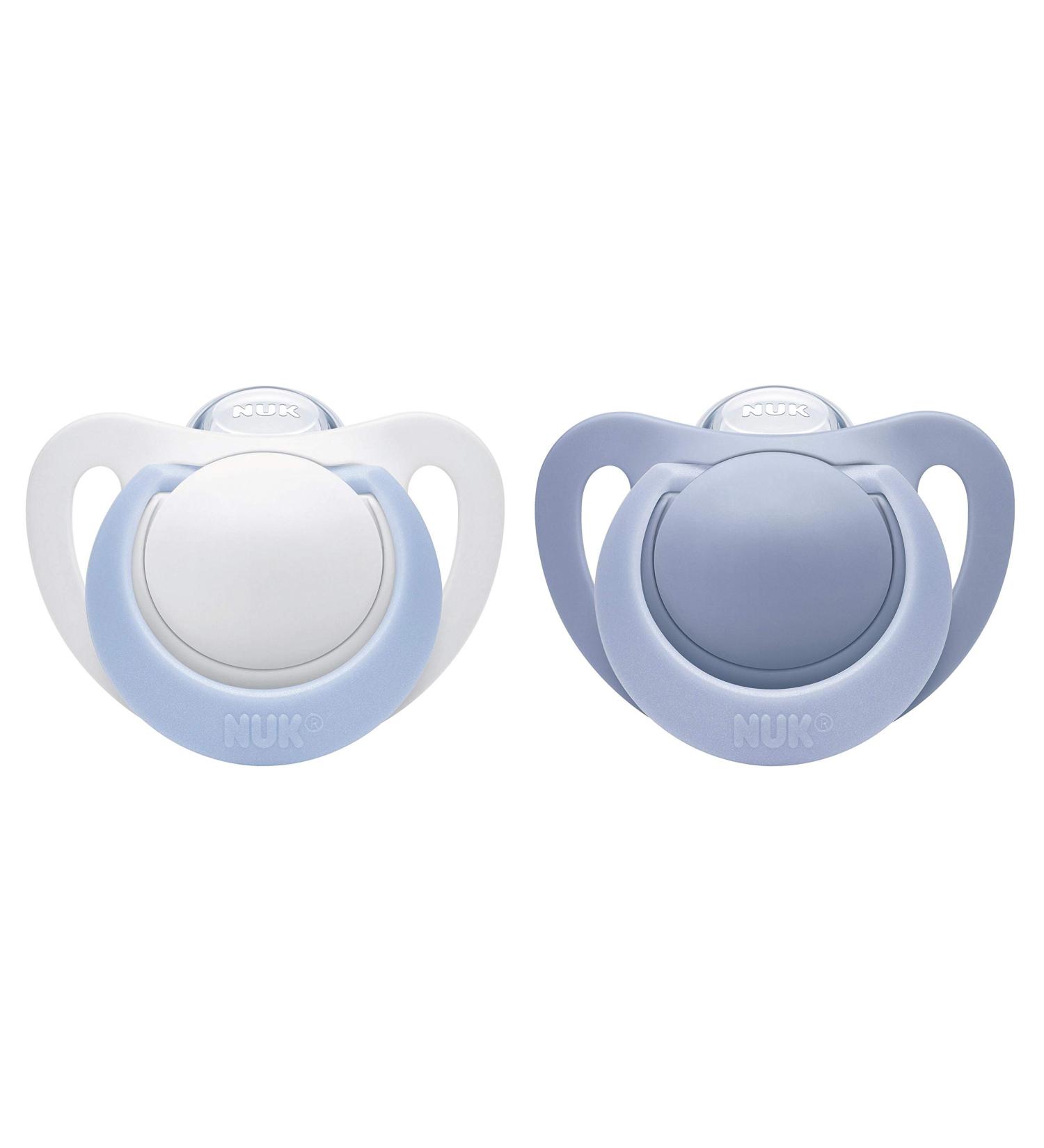 NUK Orthodontic Pacifier 0-2 Months - 2 Pack | BPA-Free, Baby Soothers - Buy Online on GoSupps.com