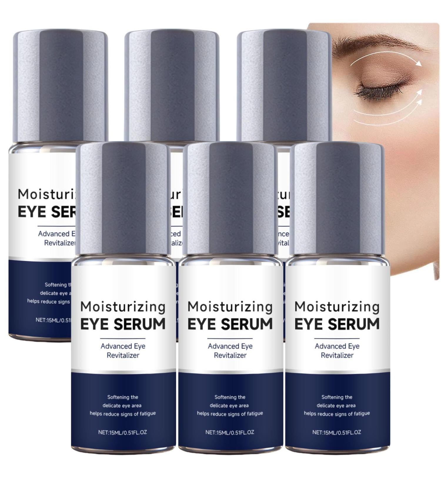 S rum hydratant et claircissant pour les yeux l'acide hyaluronique traitement anti- ge pour les yeux cr me anti-rides pour les cernes poches et poches sous les yeux r duit les ridules (6PCS) - Buy Online on GoSupps.com