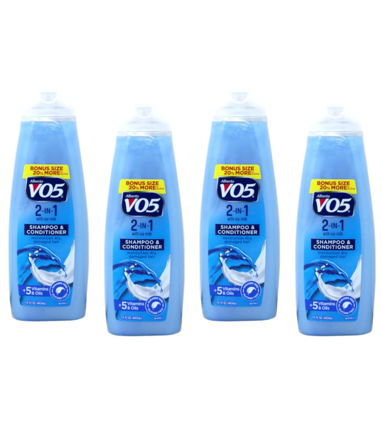 VO5 2-in-1 Moisturizing Shampoo and Conditioner - Pack of 4 | Hydrating Hair Care Set - Buy Online on GoSupps.com