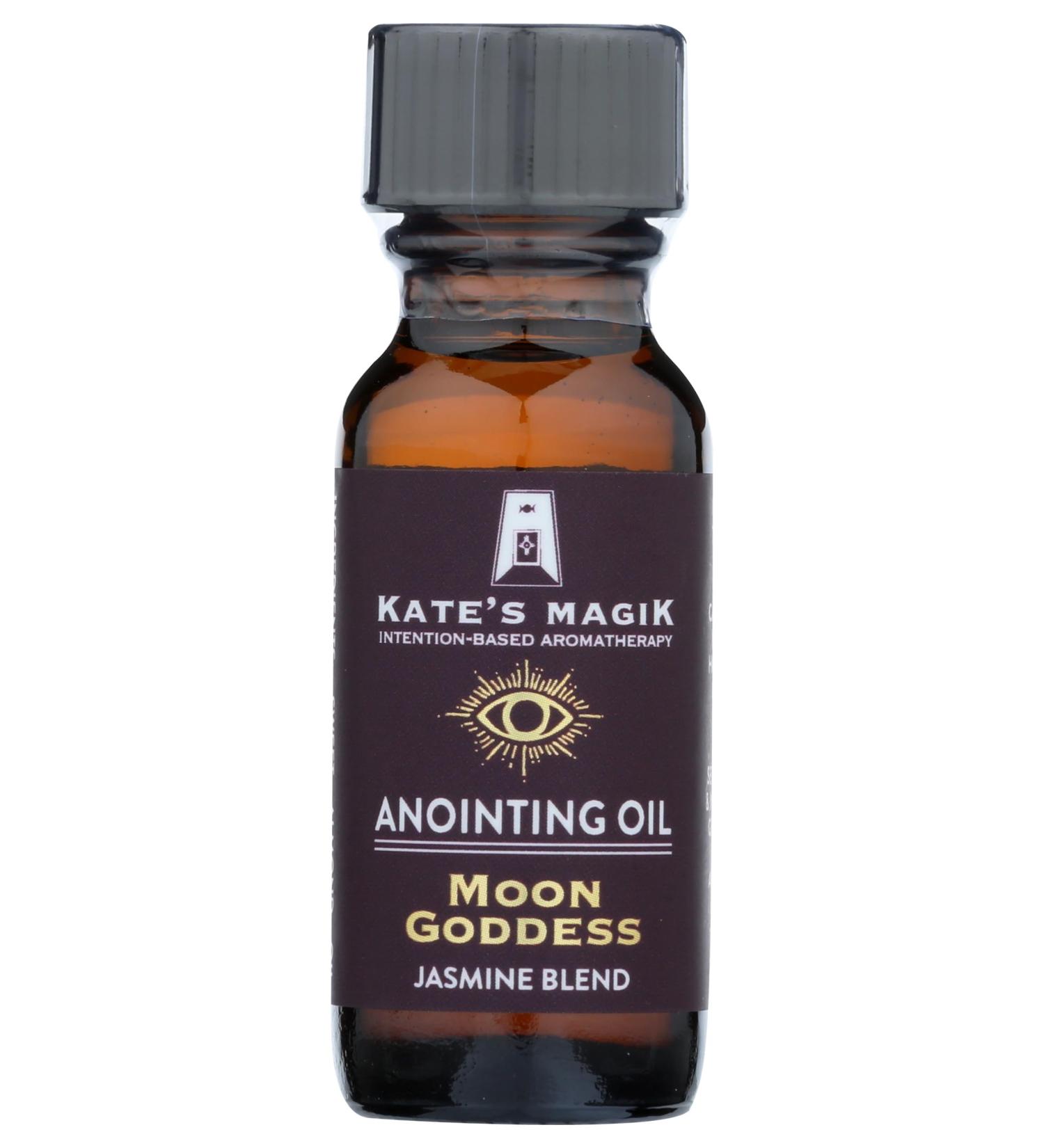 Moon Goddess Anointing Oil 100% Pure Essential Oil Jasmine Blend Uplifiting and Yet Calming and Sensual for Heart and Sacral Chakras - Buy Online on GoSupps.com