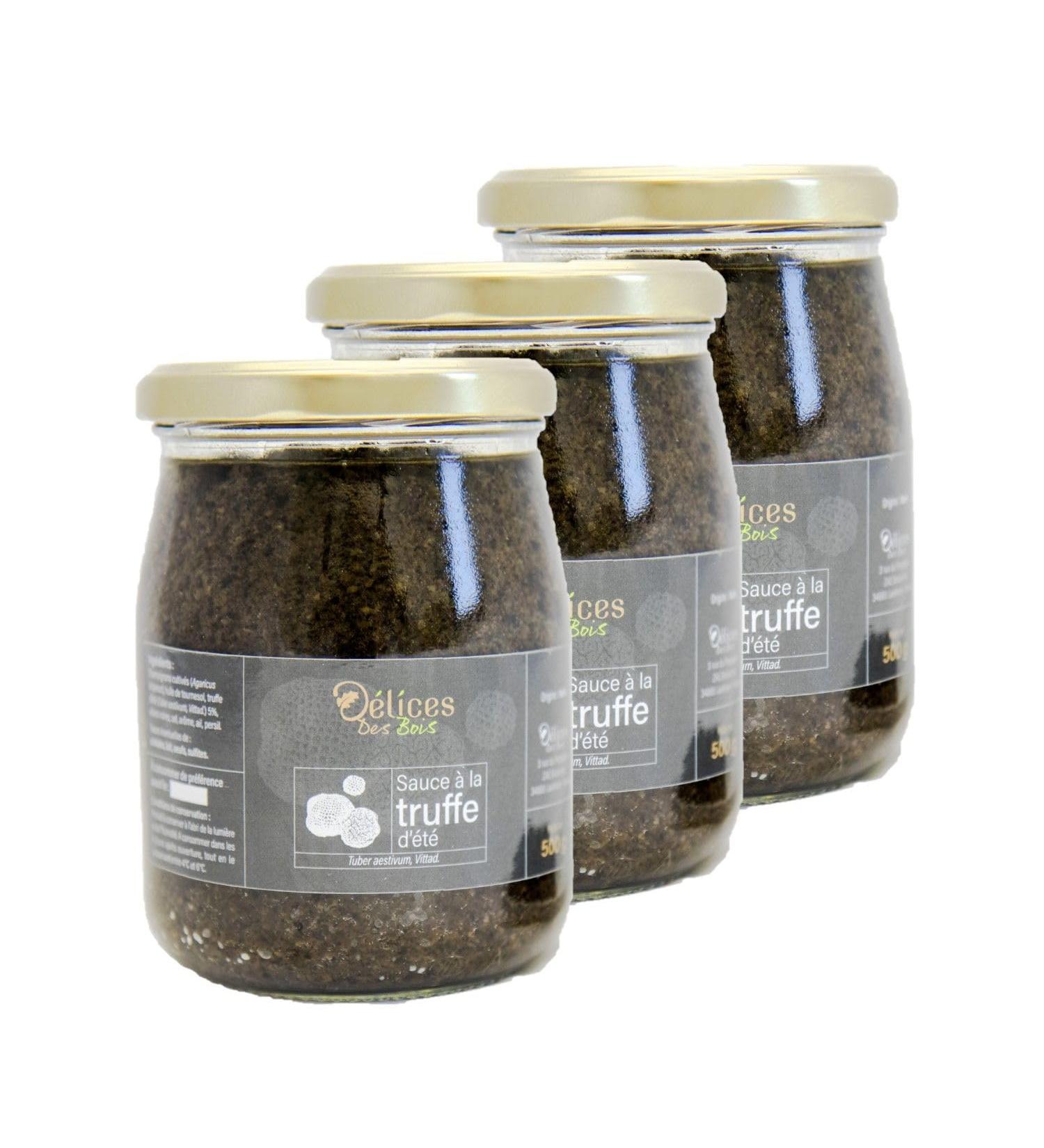 Lot 3x Tartufata - Sauce de truffe d' t 5% - Pot 500g Lot de 3