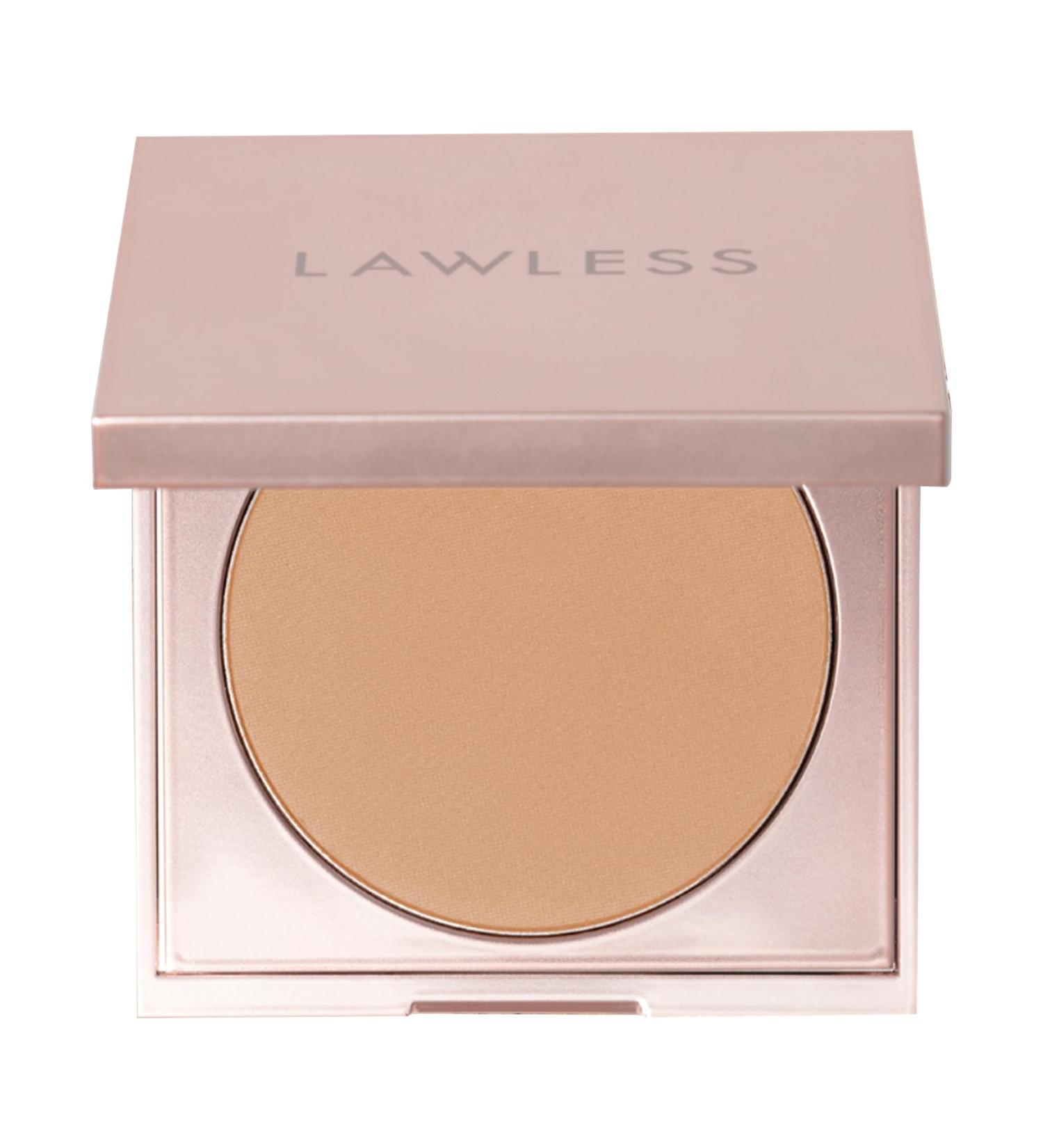 LAWLESS Talc-Free Skin-Smoothing Powder - Light Medium | Premium Natural Setting Powder for Flawless Finish - 0.34 oz - Buy Online on GoSupps.com