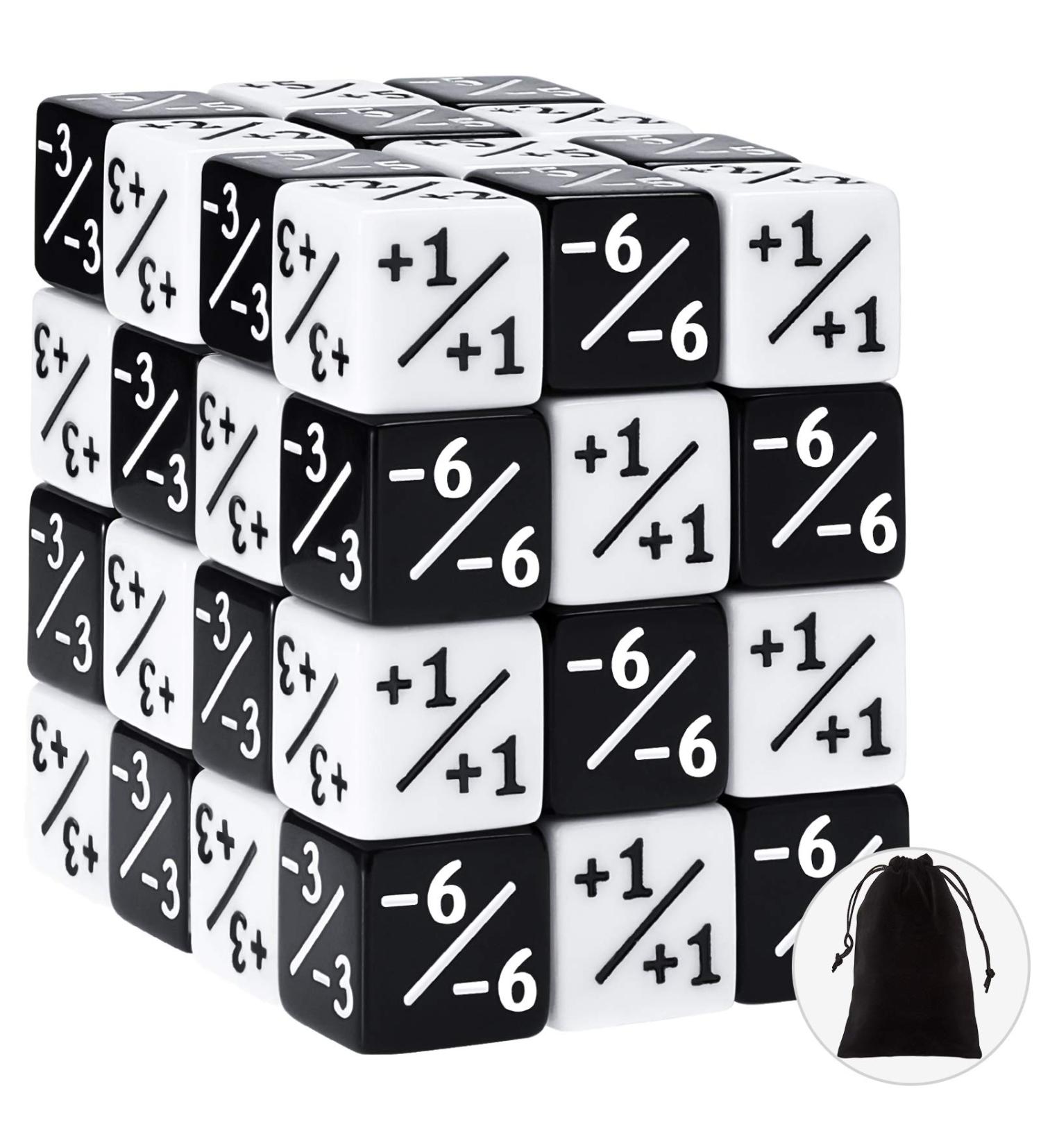 Loyalty Dice Counters Set - D6 Cube Tokens for MTG & CCG Card Games - Buy Online on GoSupps.com