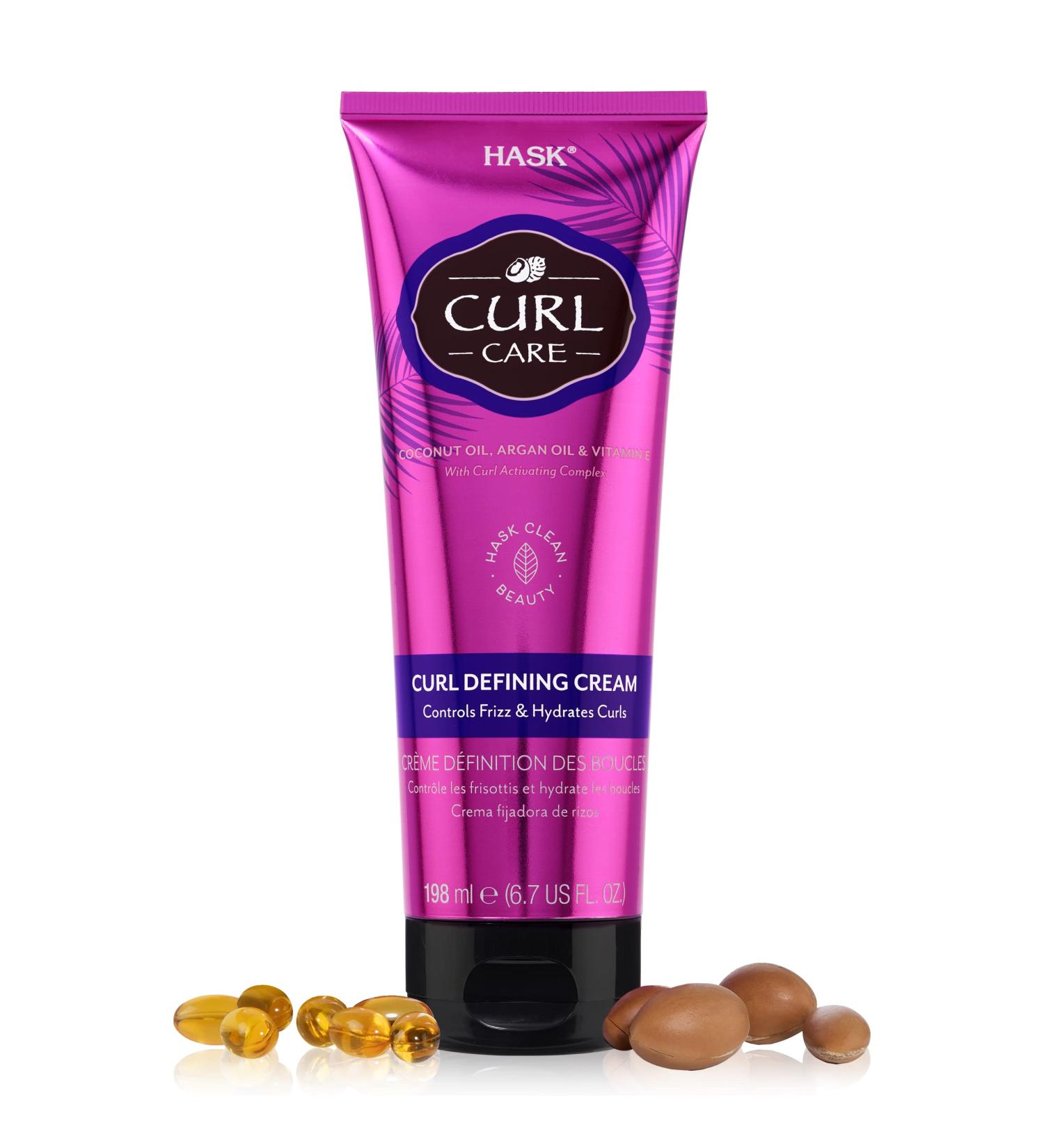 HASK Curl Care Curl Defining Cream 198 ml - Define and Enhance Your Curls - Buy Online on GoSupps.com