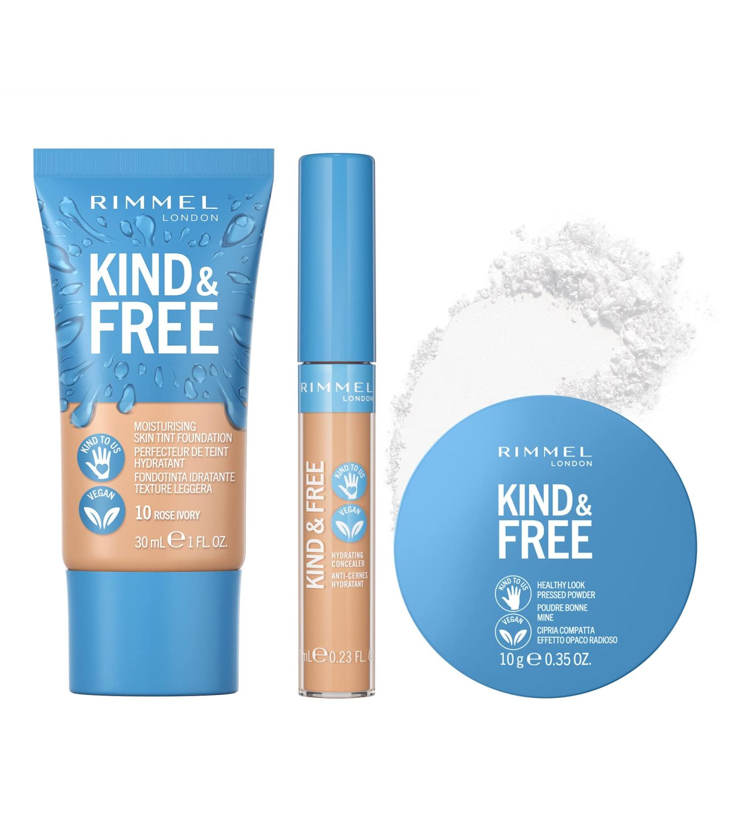 Rimmel London Kind and Free Face Trio Kit/Fair