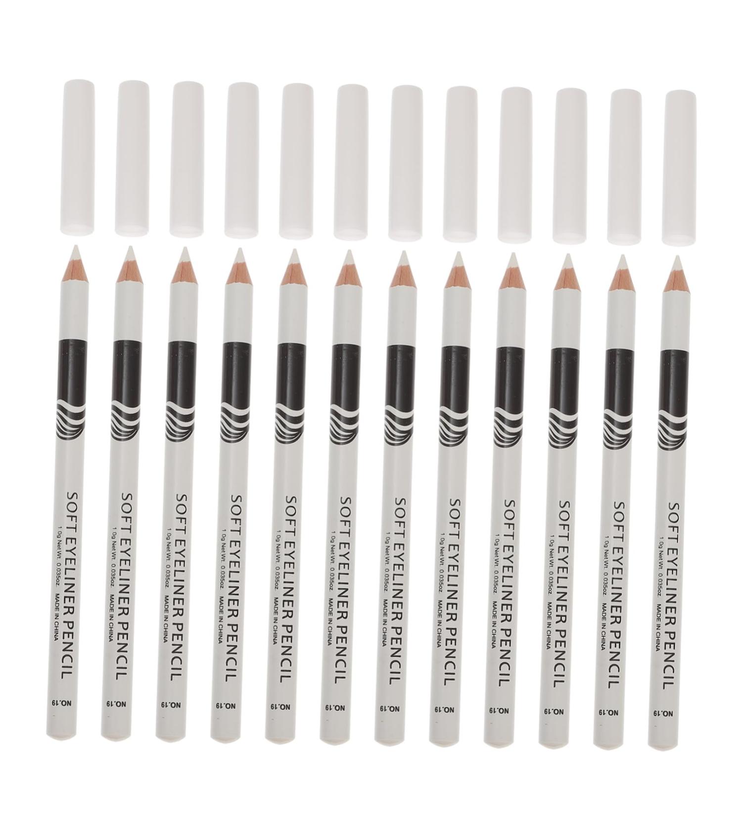 FOMIYES 12pcs Lying Silkworm Eyeliner White Eyeliner Skin Marker Pen Waterproof Eyeliner Pencils Lip Liner - Buy Online on GoSupps.com