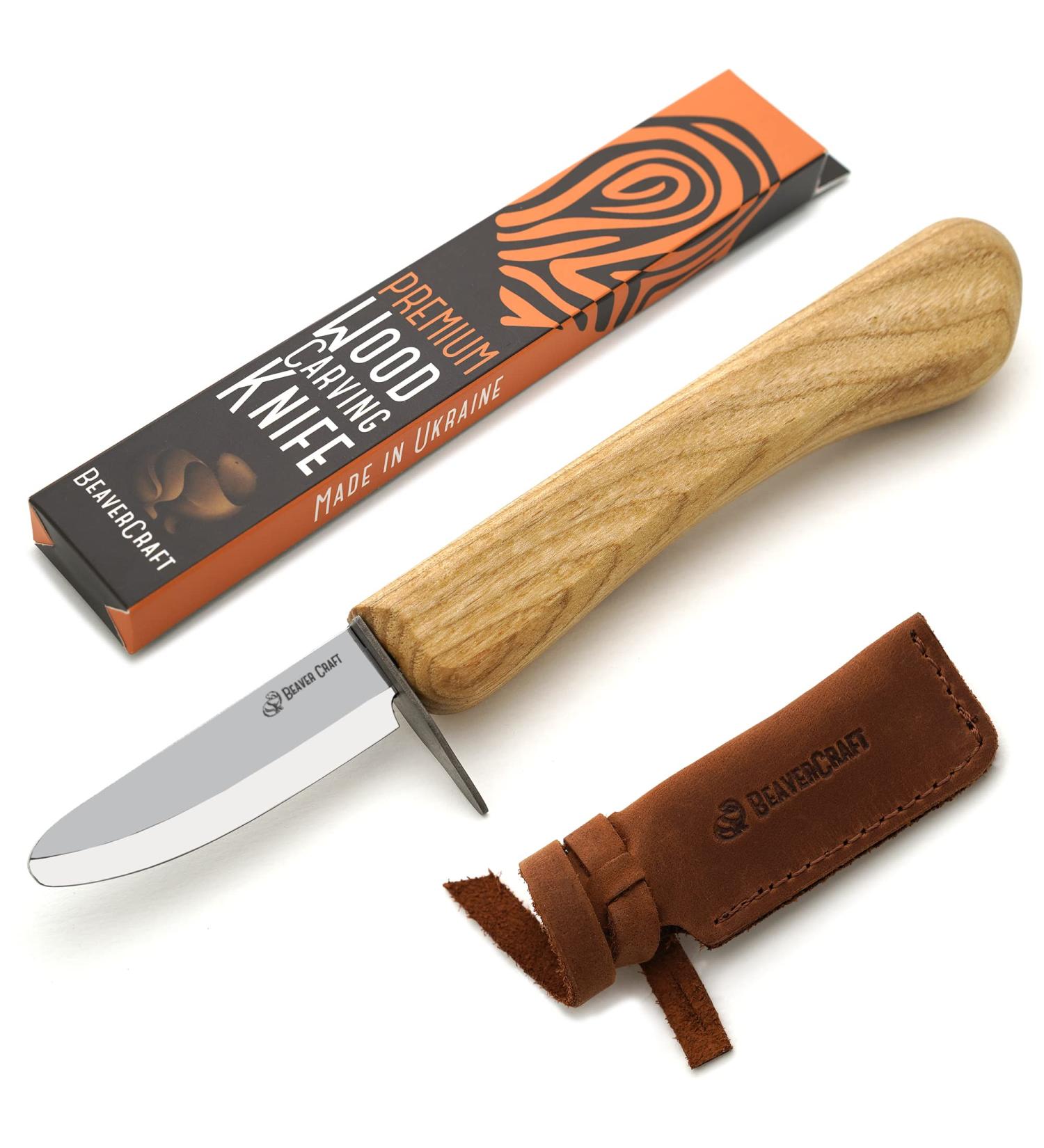 BeaverCraft Whittling Knife for Beginners C1 Kid - Whittling Knife for Kids Safety Carving Knife - Children Whittling Knife for Entry-Level Carvers - Kids-Friendly Woodcarving Tools for Beginners - Buy Online on GoSupps.com