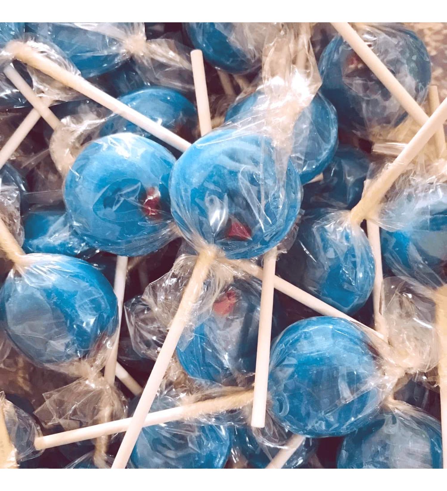 Joseph Dobson & Sons Mega Lollies - Different Flavours Lollipops Candy - Wrapped Mega Lollies (Bubblegum Mega Lollies 45)
