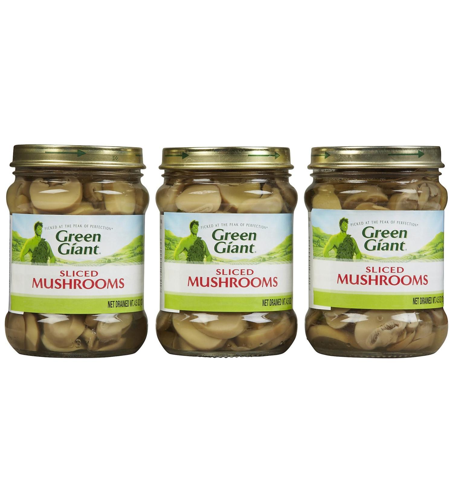 Green Giant Sliced Mushrooms, 4.5 oz, 3 pk