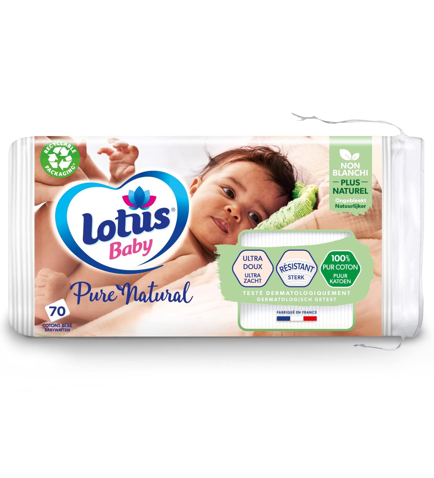 Lotus Baby Douceur Naturelle Baby Cotton Unbleached 70 Cotton