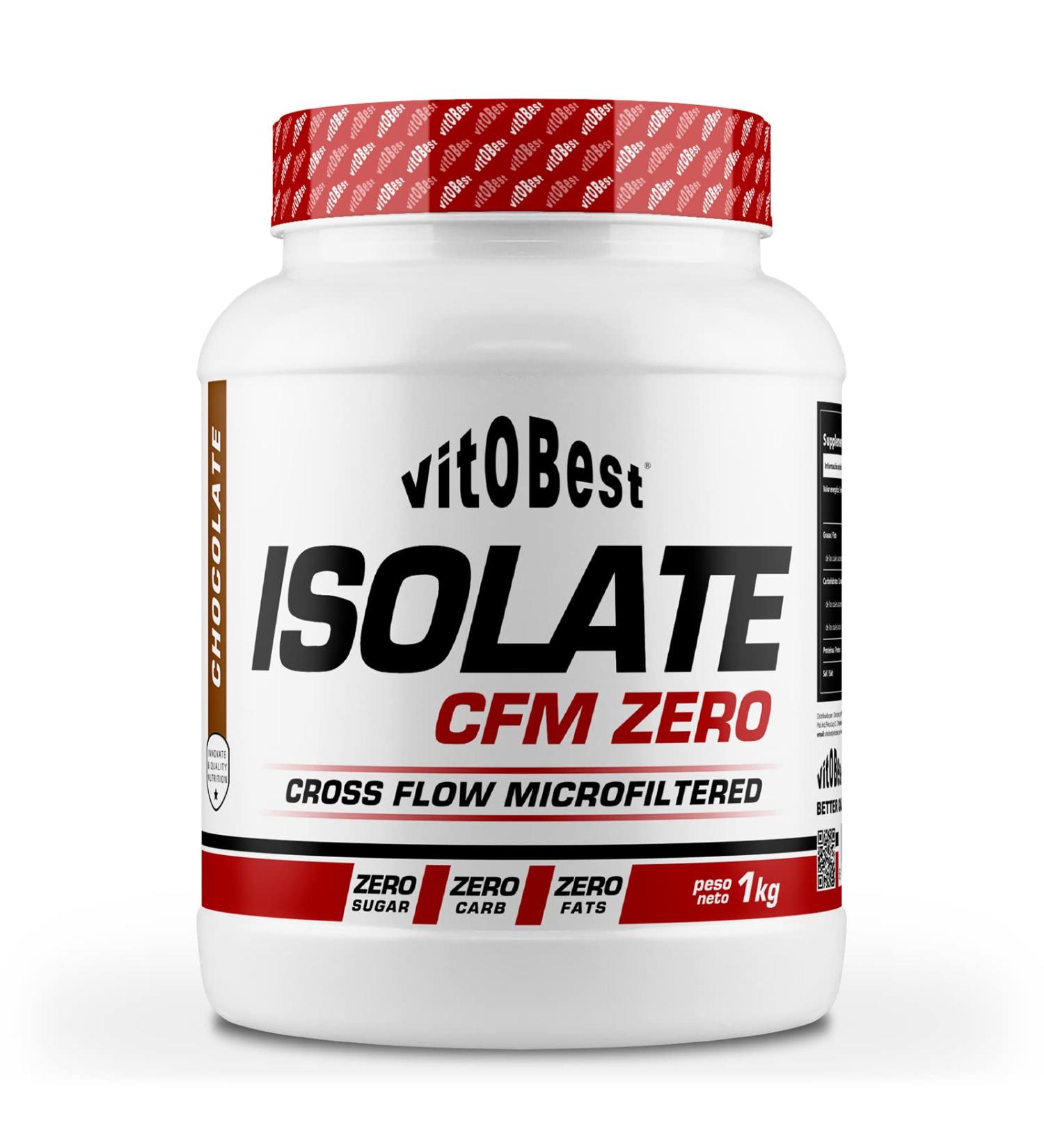  vit.O.Best CFM Zero Isolate 1 kg Chocolate - Food and sports supplements - Vitobest - Buy Online on GoSupps.com