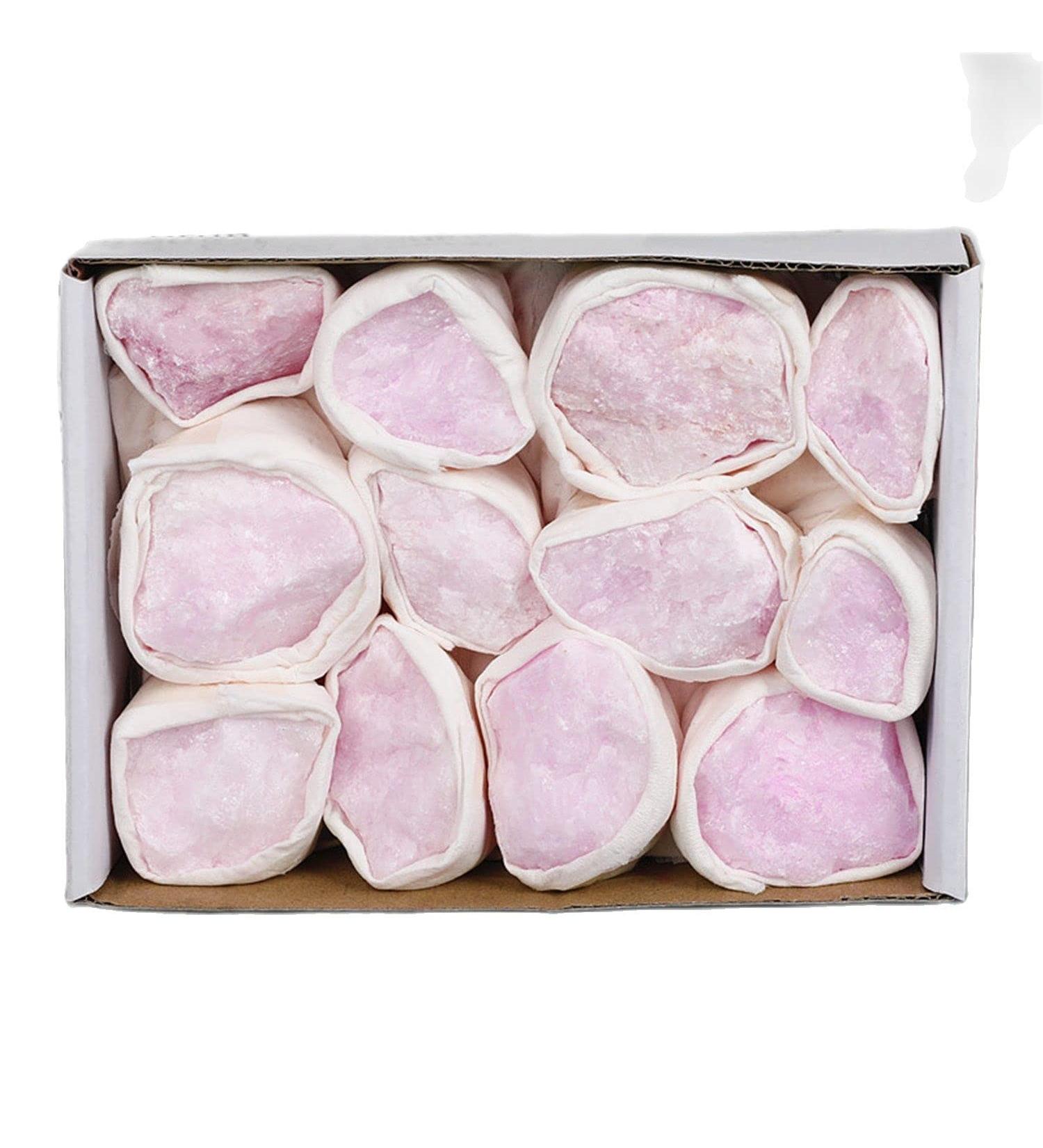 Natural Crystal Rough Natural Quartz Crystal 1Box Natural Pink oragonite Stone Specimen 600-700g for Home Decoration colletion Home Office Decor - Buy Online on GoSupps.com