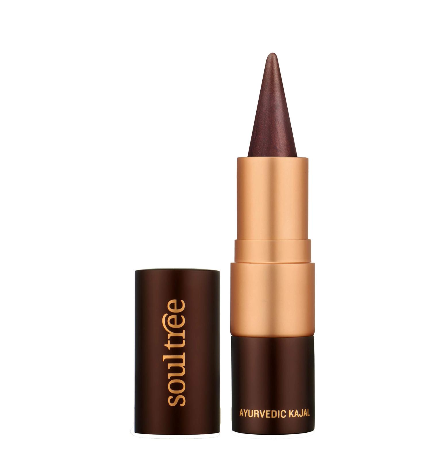 Soul Tree Ayurvedic Kajal 007 - Certified Natural Rich Loam 3g | Premium Eye Makeup for International Shipping - Buy Online on GoSupps.com