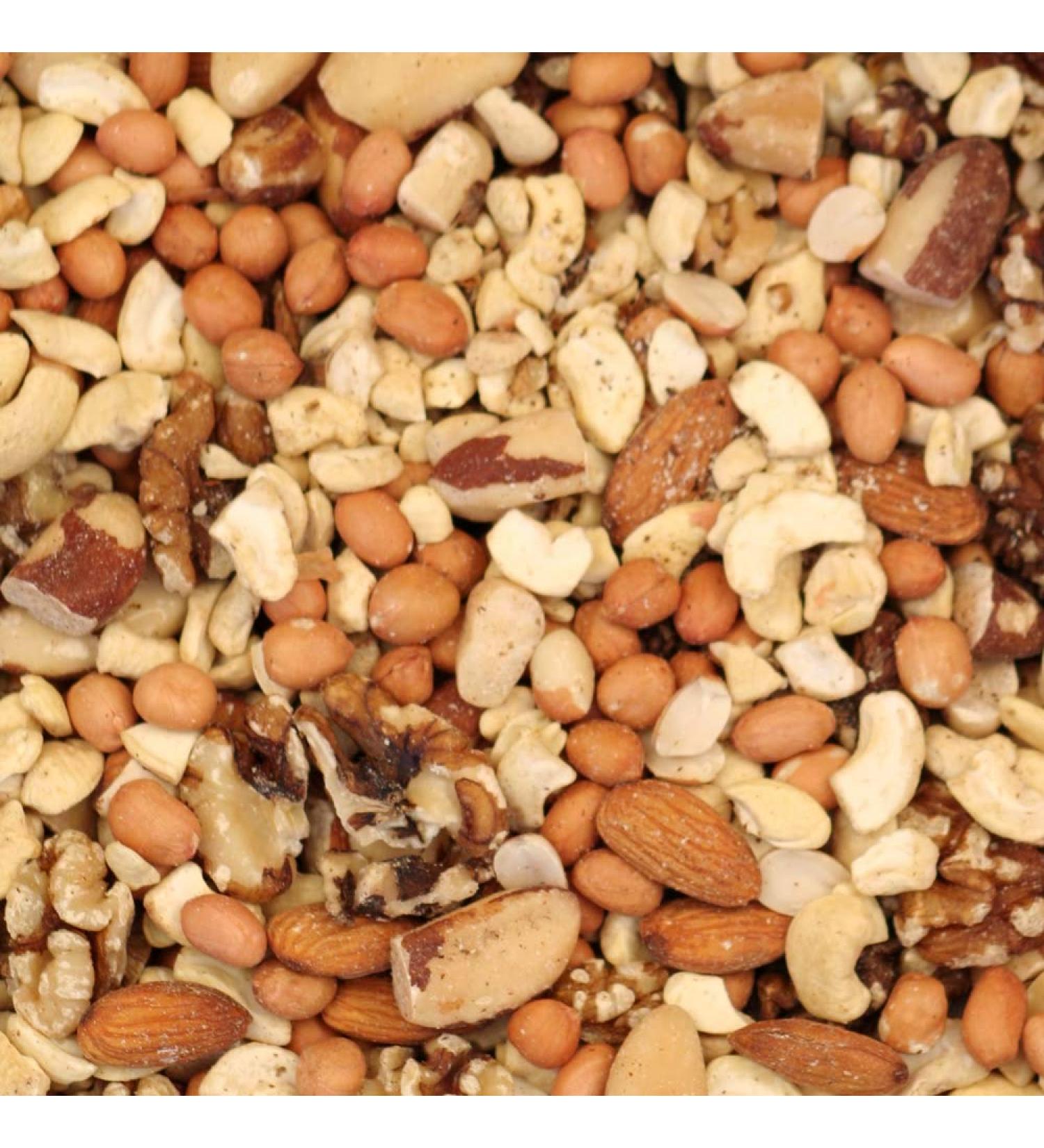 Tidymix Mixed Nut Parrot Treat - 500g walnuts Brazil nuts almonds cashews peanuts