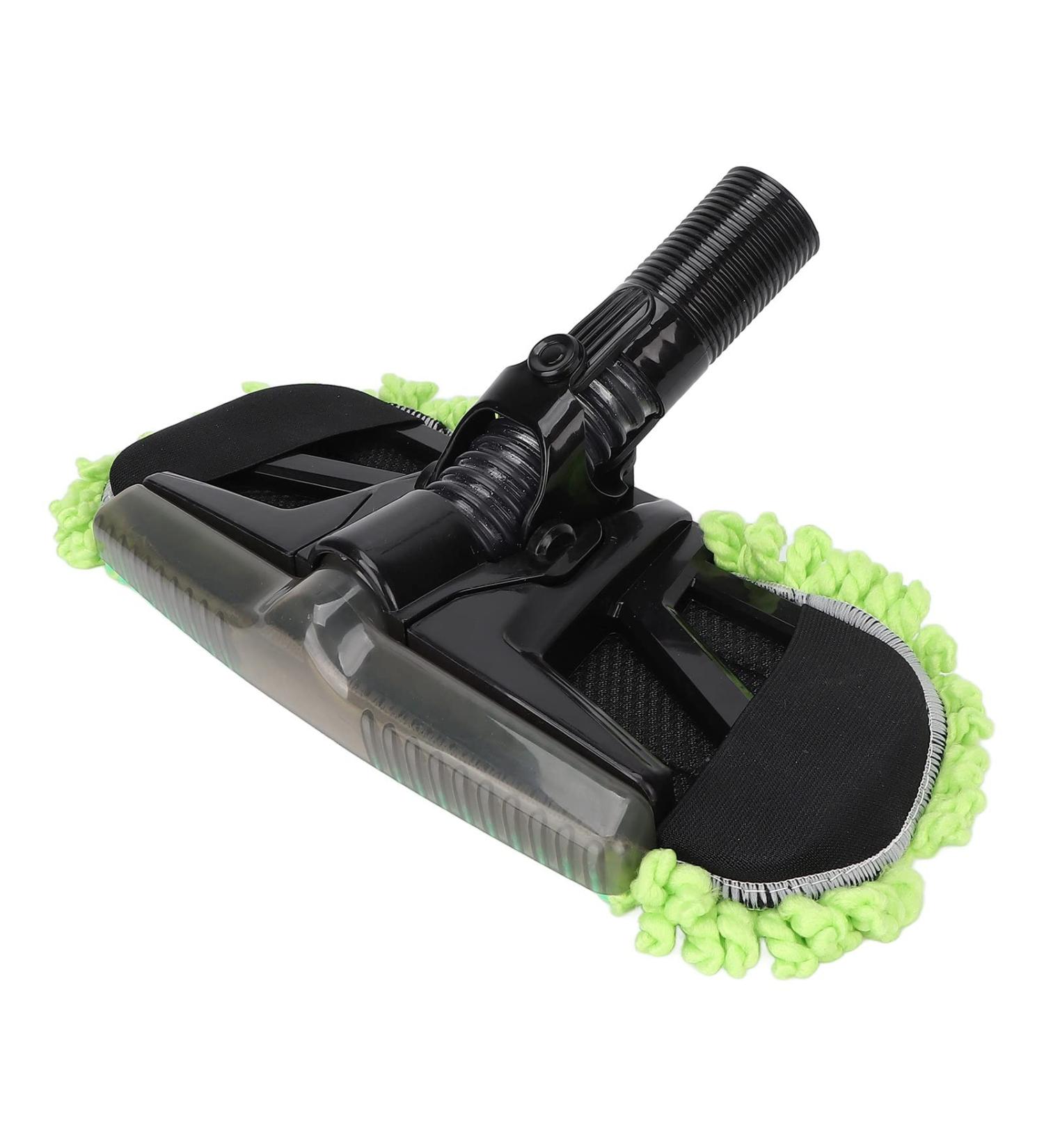 Dust Collector Floor Brush 2 in 1 Hardwood Floor Brush Easy Clean Good Cleaning Performance Reusable Fibre Cloth for Kitchen - Buy Online on GoSupps.com