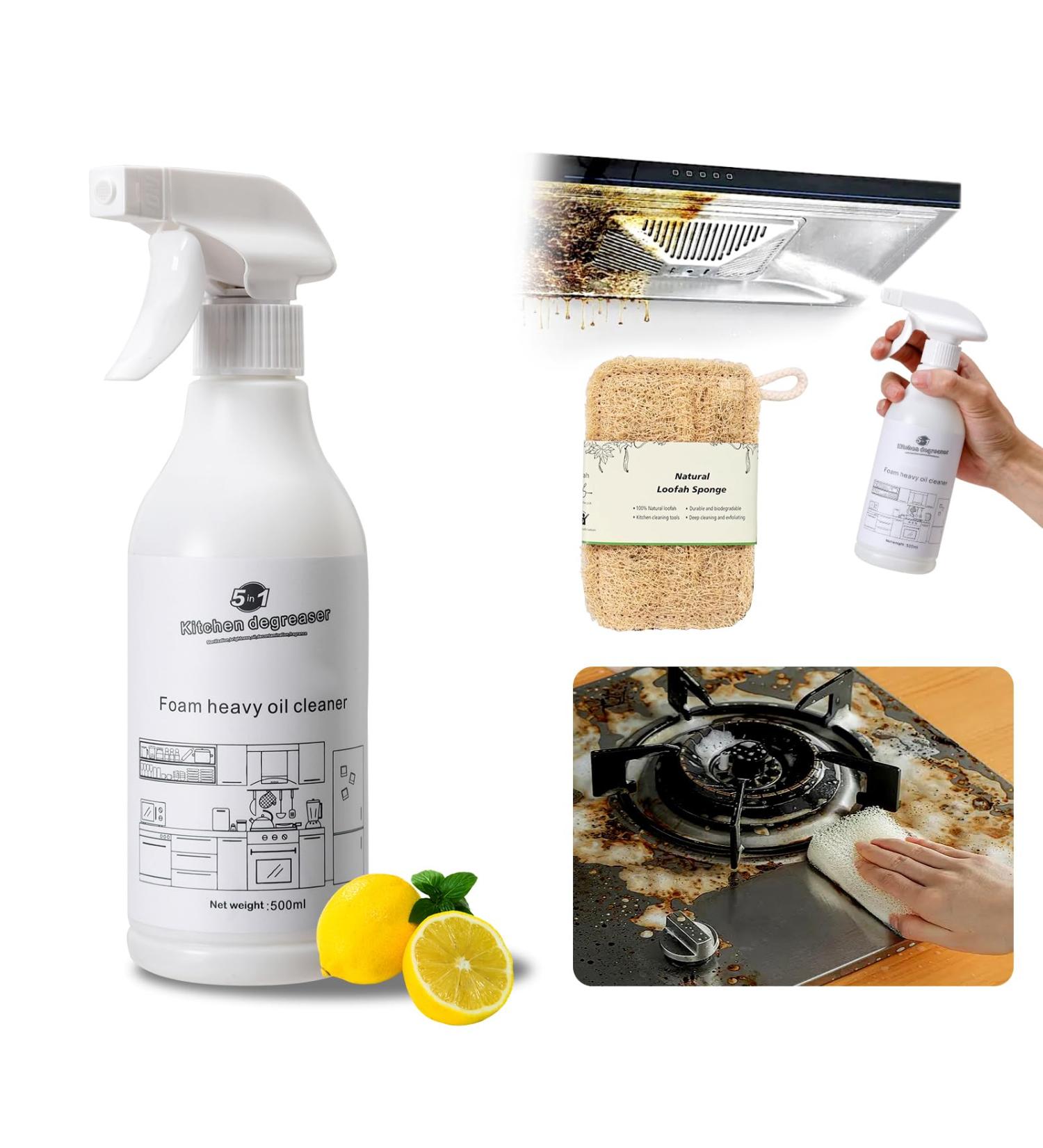 Stubborn Stains Cleaner - Multipurpose Foam Spray for Bathroom Grease & Oven - All-Purpose 500ml - Buy Online on GoSupps.com
