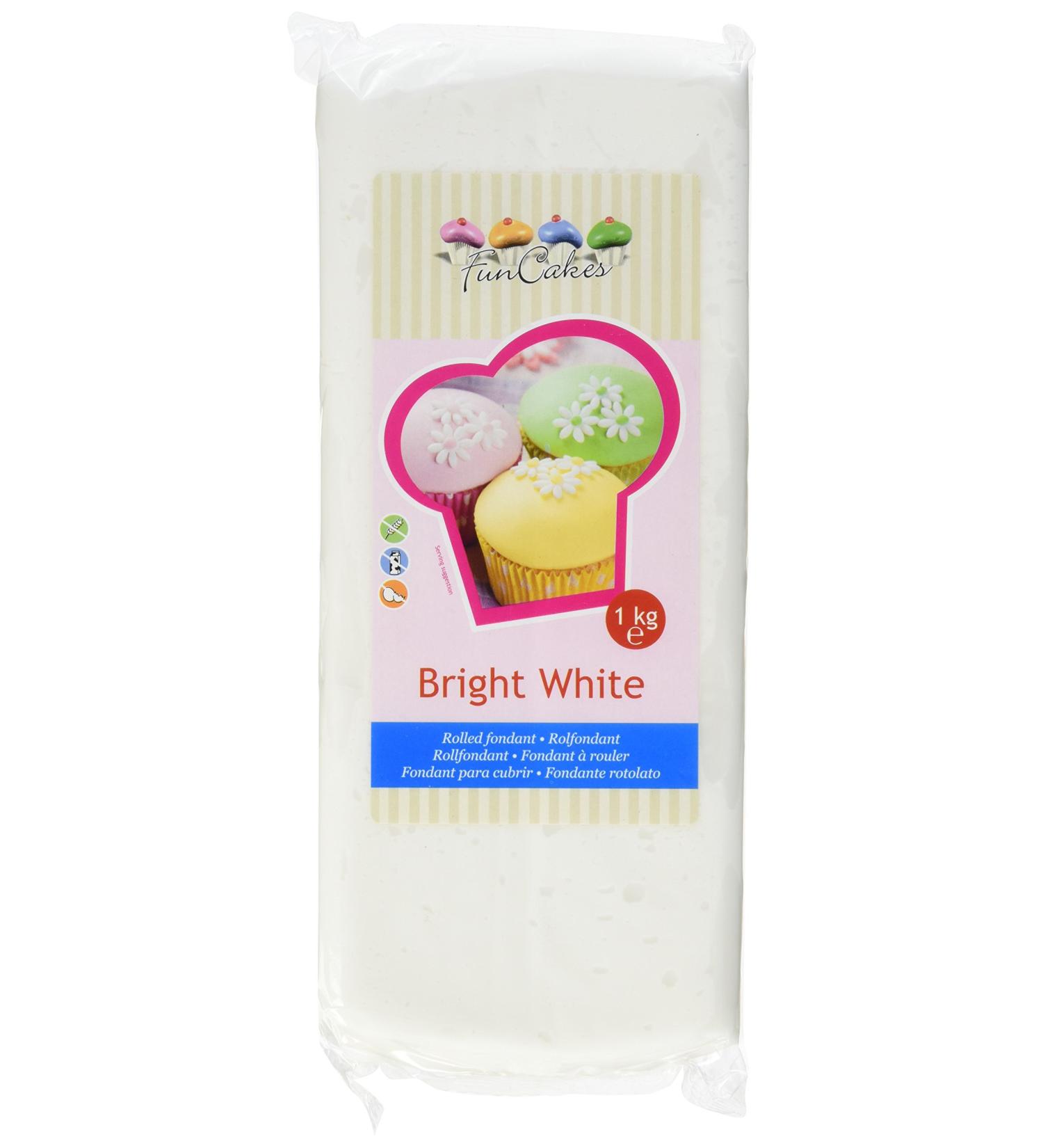 FunCakes Light White Vanilla Fondant - 1 kg Pack | Ideal for Cake Decorating - Buy Internationally - Buy Online on GoSupps.com
