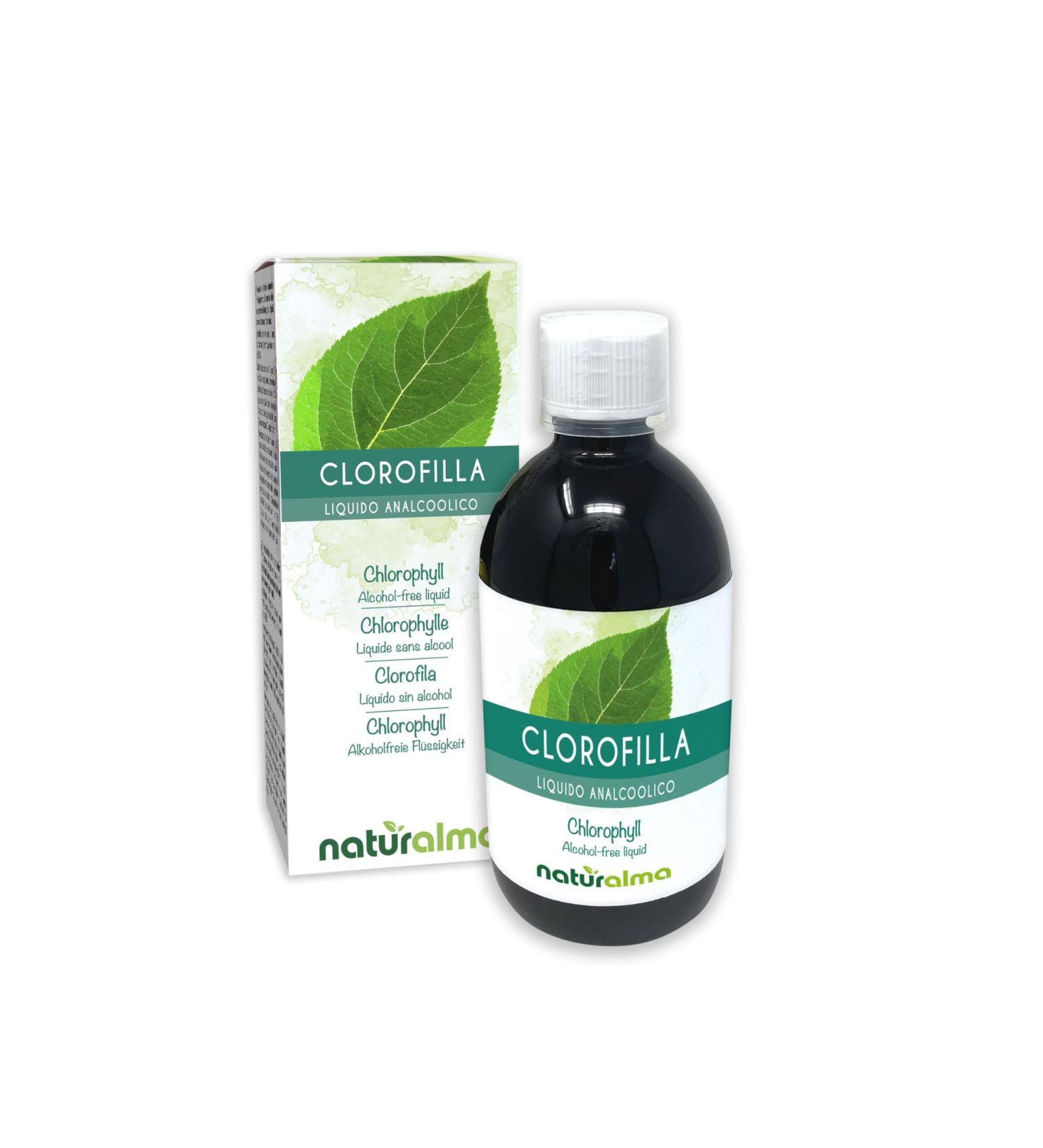 Naturalma Chlorophyll Liquid 500ml - Alcohol-Free Vegan Food Supplement - Buy Online on GoSupps.com